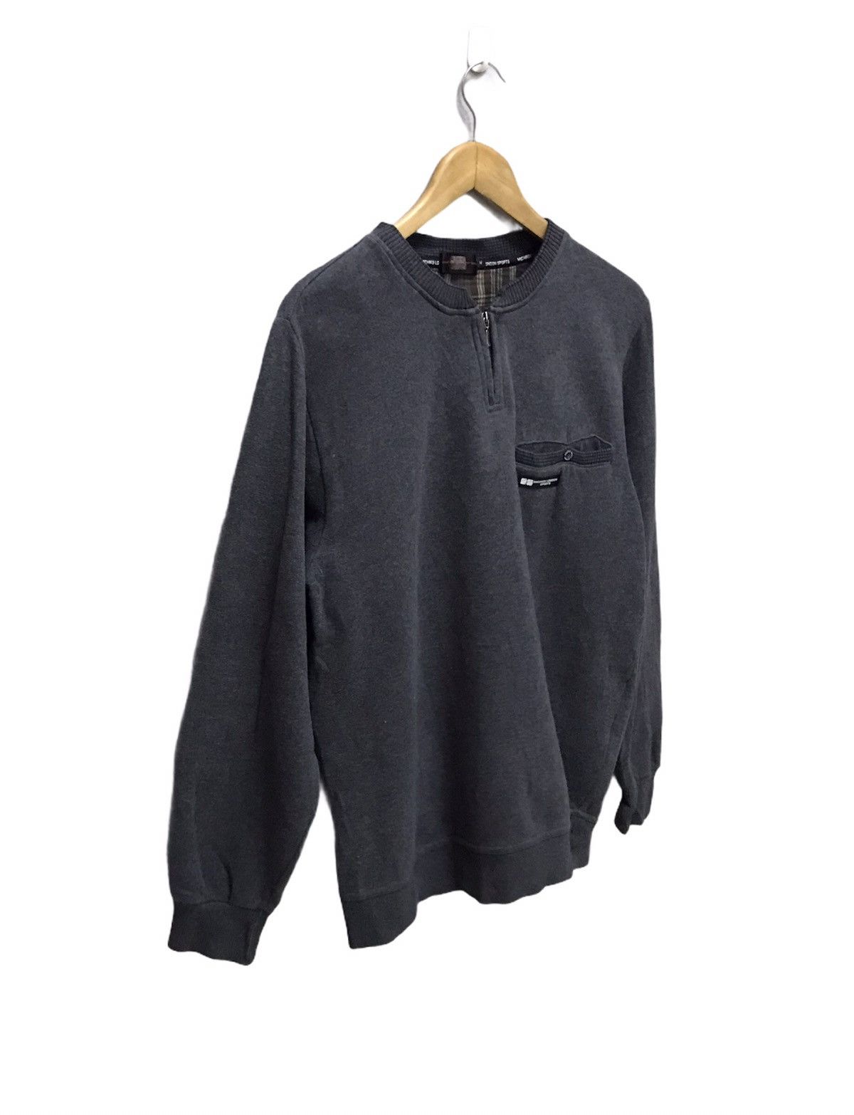 Michiko Koshino London Michiko London Sport half zipper single pocket sweatshirt Size US M / EU 48-50 / 2 - 3 Thumbnail