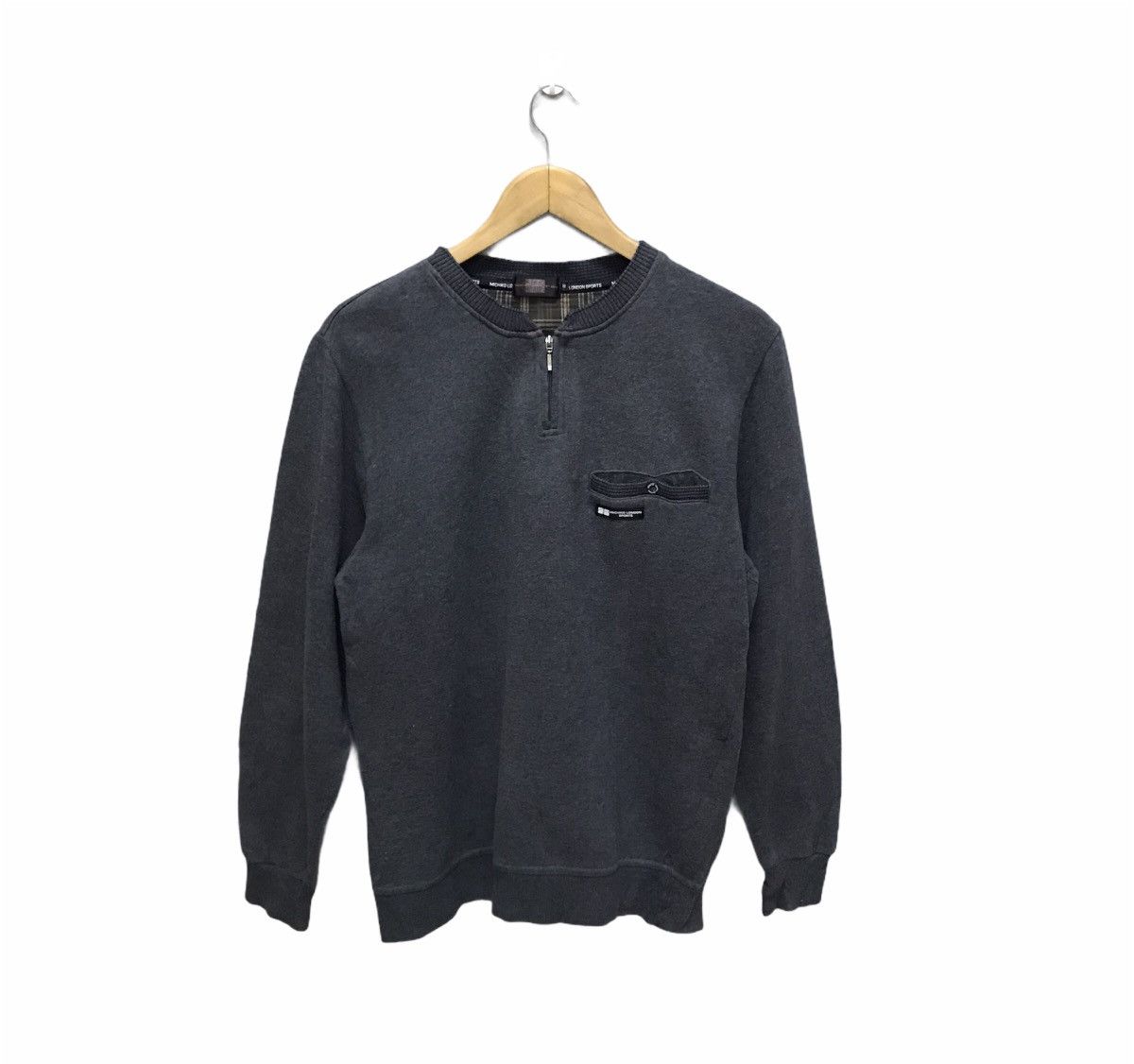 Michiko Koshino London Michiko London Sport half zipper single pocket sweatshirt Size US M / EU 48-50 / 2 - 1 Thumbnail