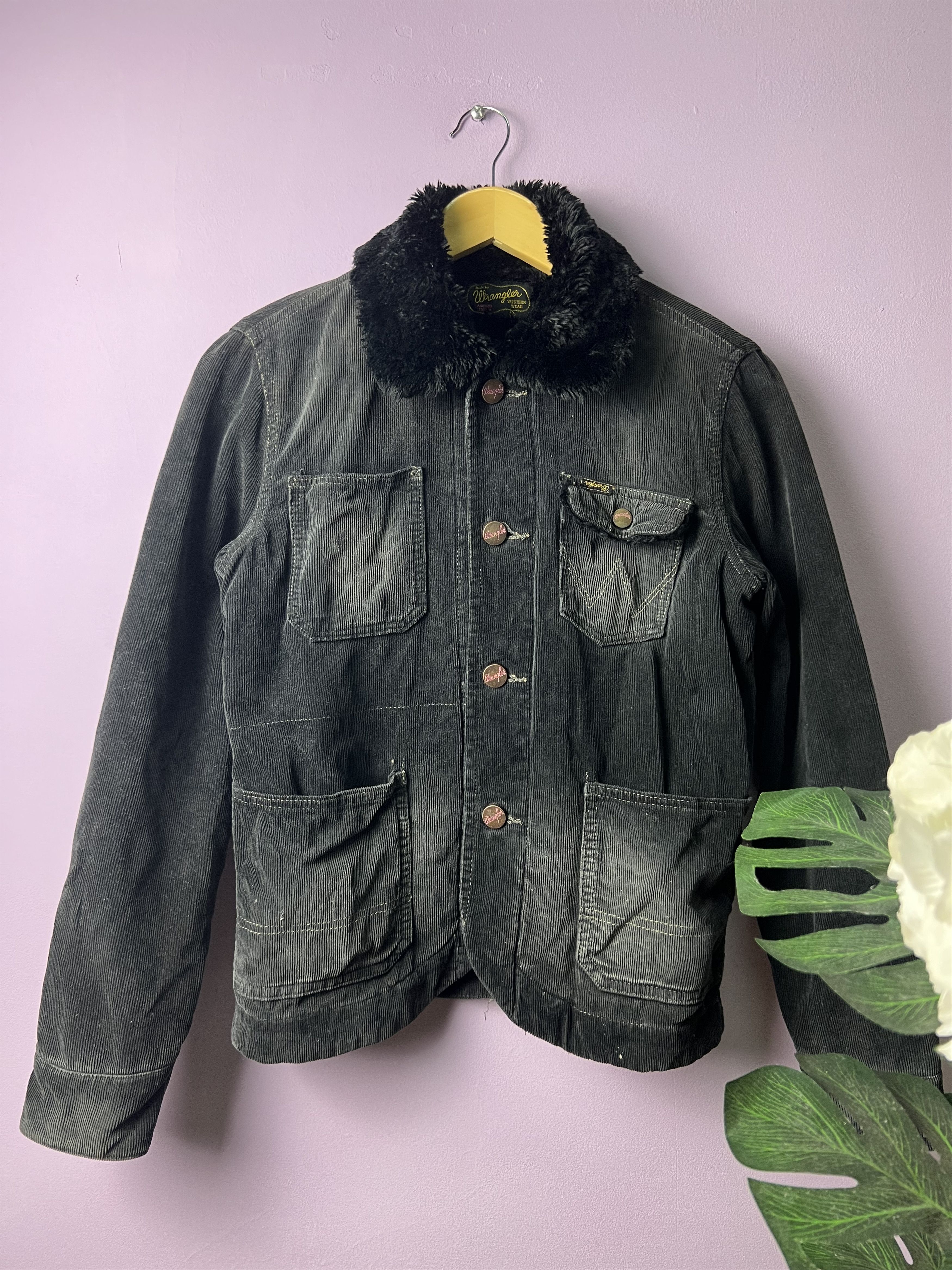 Wrangler 🔥Vintage Wrangler Corduroy Sherpa Jackets Size US XS / EU 42 / 0 - 2 Thumbnail
