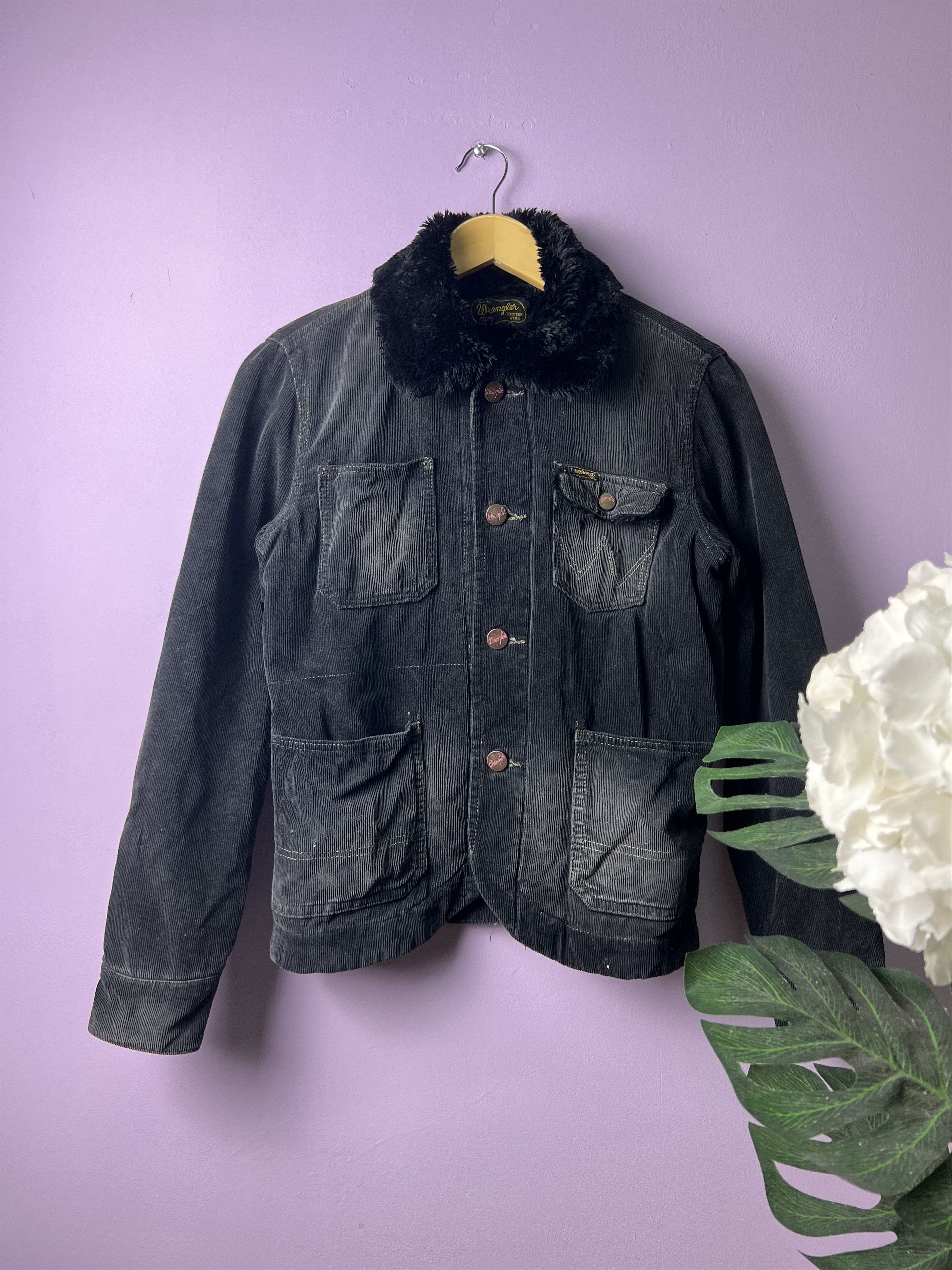 Wrangler 🔥Vintage Wrangler Corduroy Sherpa Jackets Size US XS / EU 42 / 0 - 1 Thumbnail