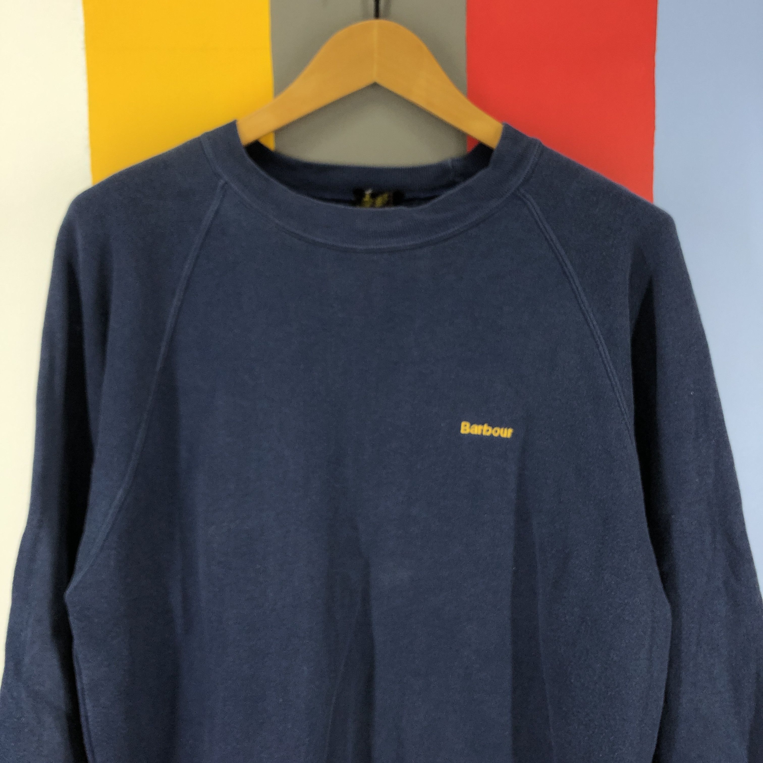 Barbour BARBOUR Made In England Crew Neck Sweatshirt #0900/AH Size US M / EU 48-50 / 2 - 2 Thumbnail