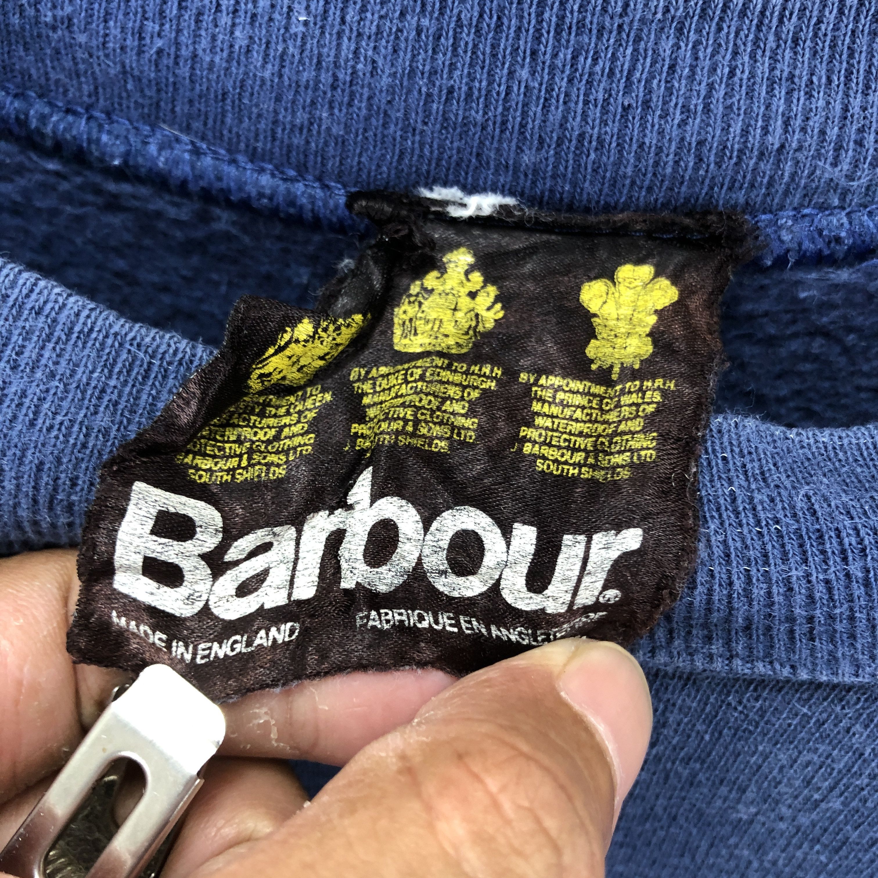 Barbour BARBOUR Made In England Crew Neck Sweatshirt #0900/AH Size US M / EU 48-50 / 2 - 5 Thumbnail