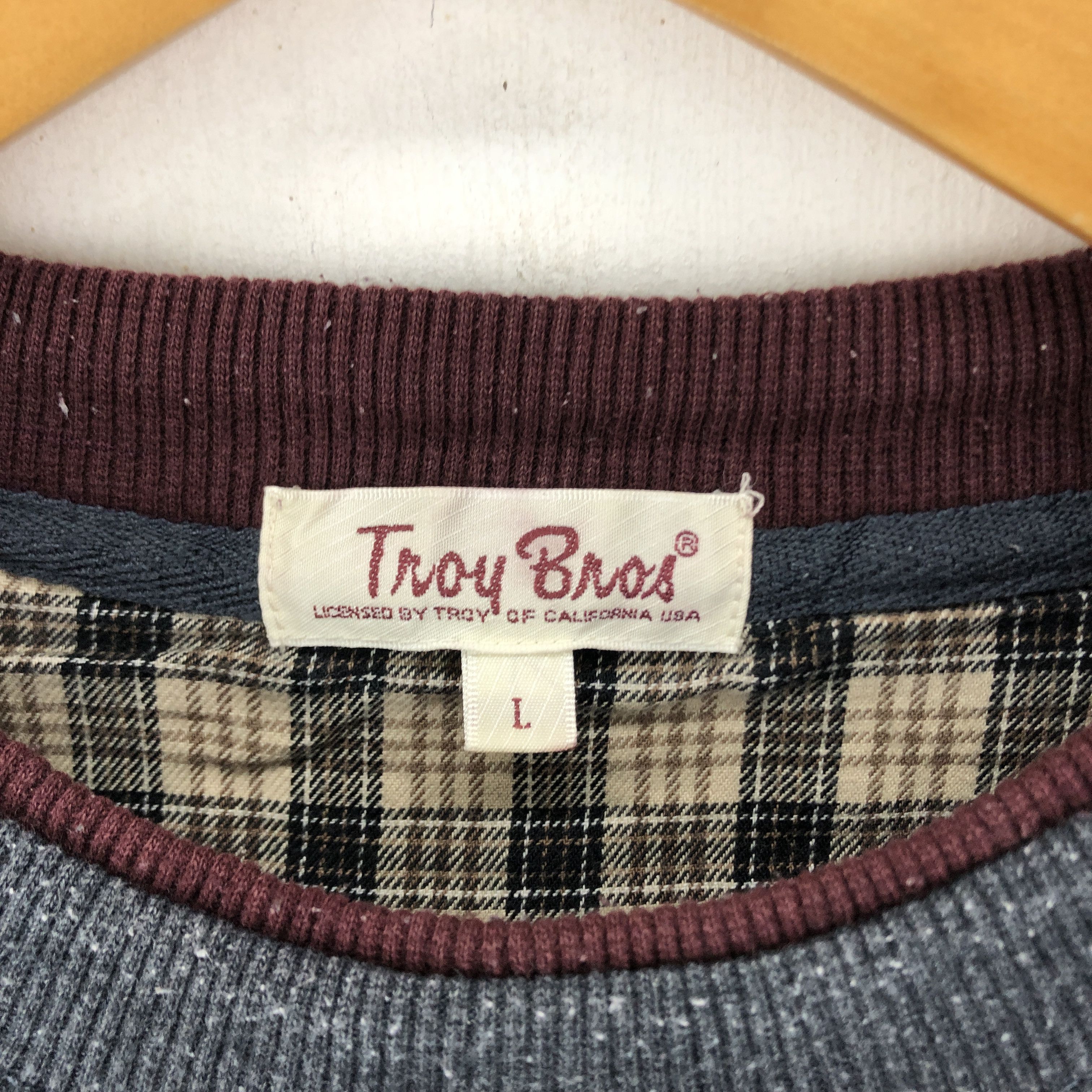 Other TROY BROS Crew Neck Sweatshirt #1946-57 Size US S / EU 44-46 / 1 - 3 Thumbnail