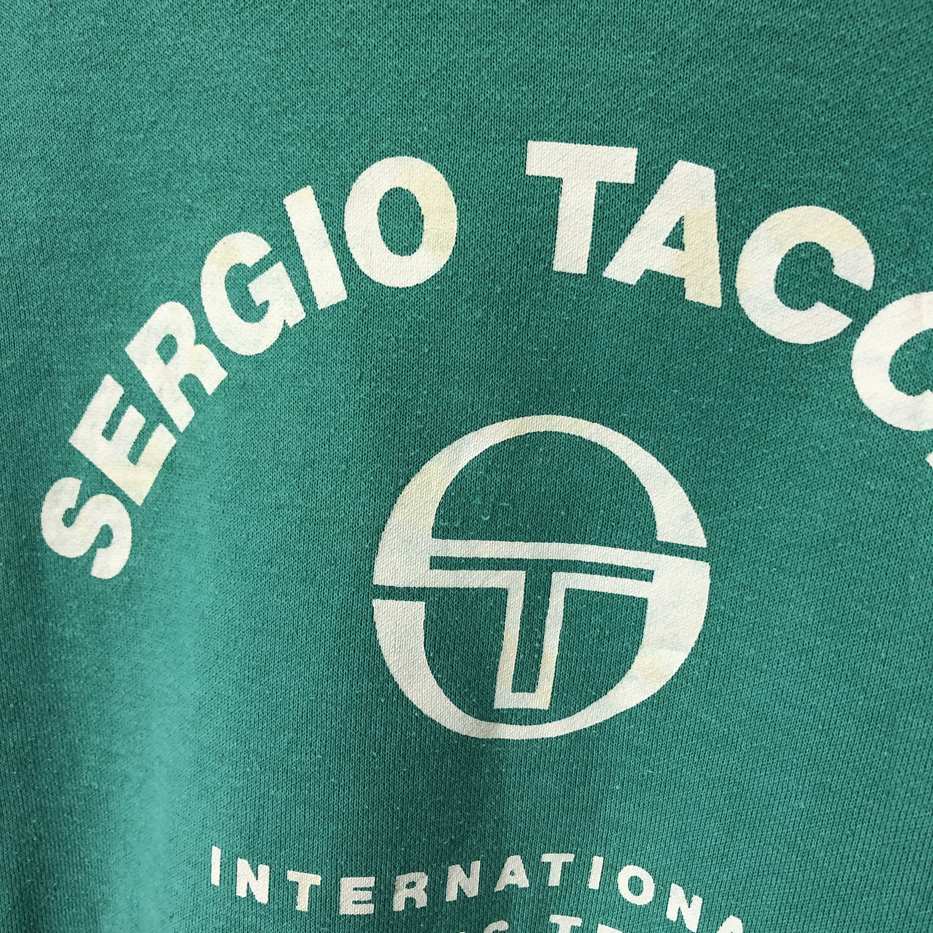 Sergio Tacchini 90s Vintage SERGIO TACCHINI Hoodie Pullover #0928/AI Size US S / EU 44-46 / 1 - 3 Thumbnail