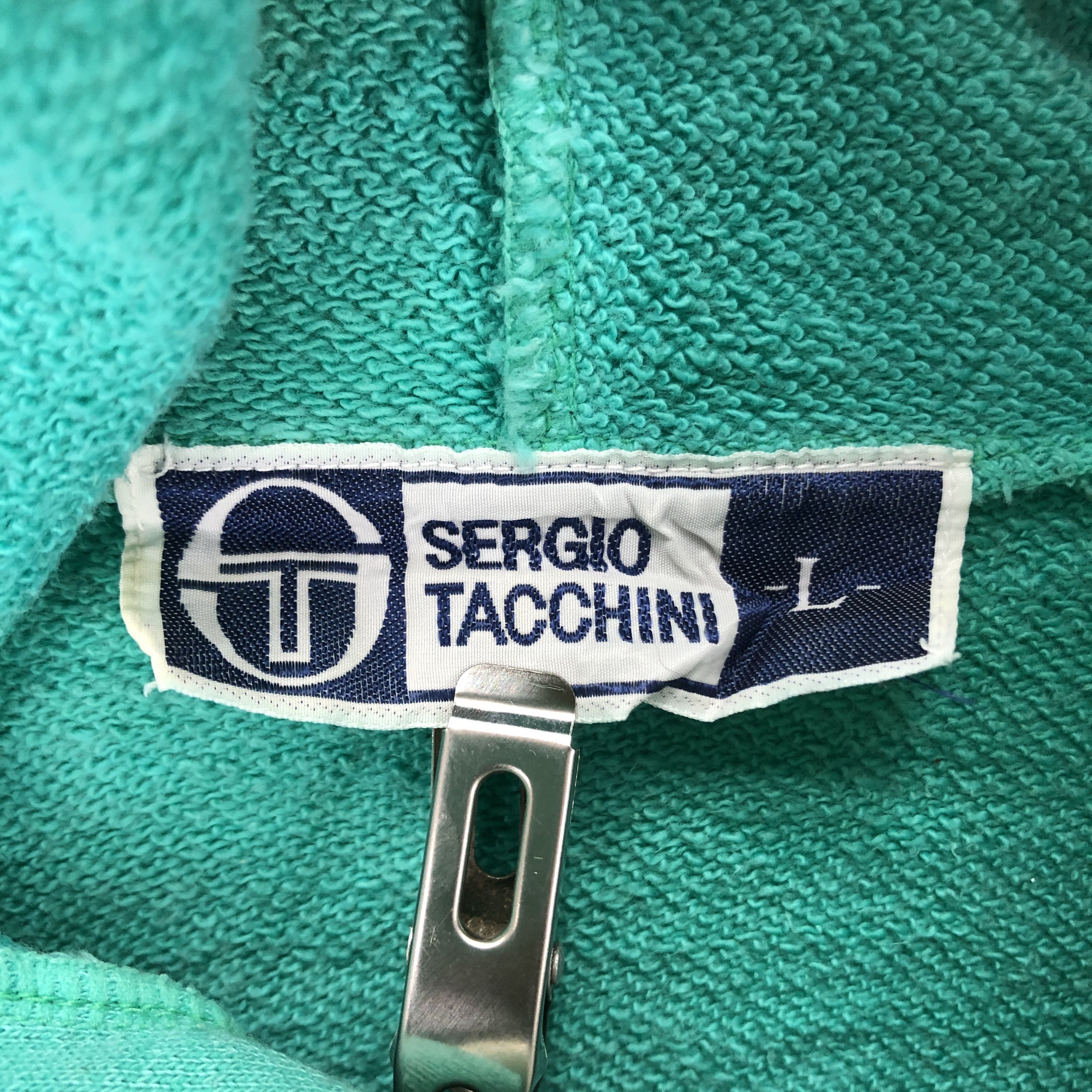 Sergio Tacchini 90s Vintage SERGIO TACCHINI Hoodie Pullover #0928/AI Size US S / EU 44-46 / 1 - 10 Thumbnail