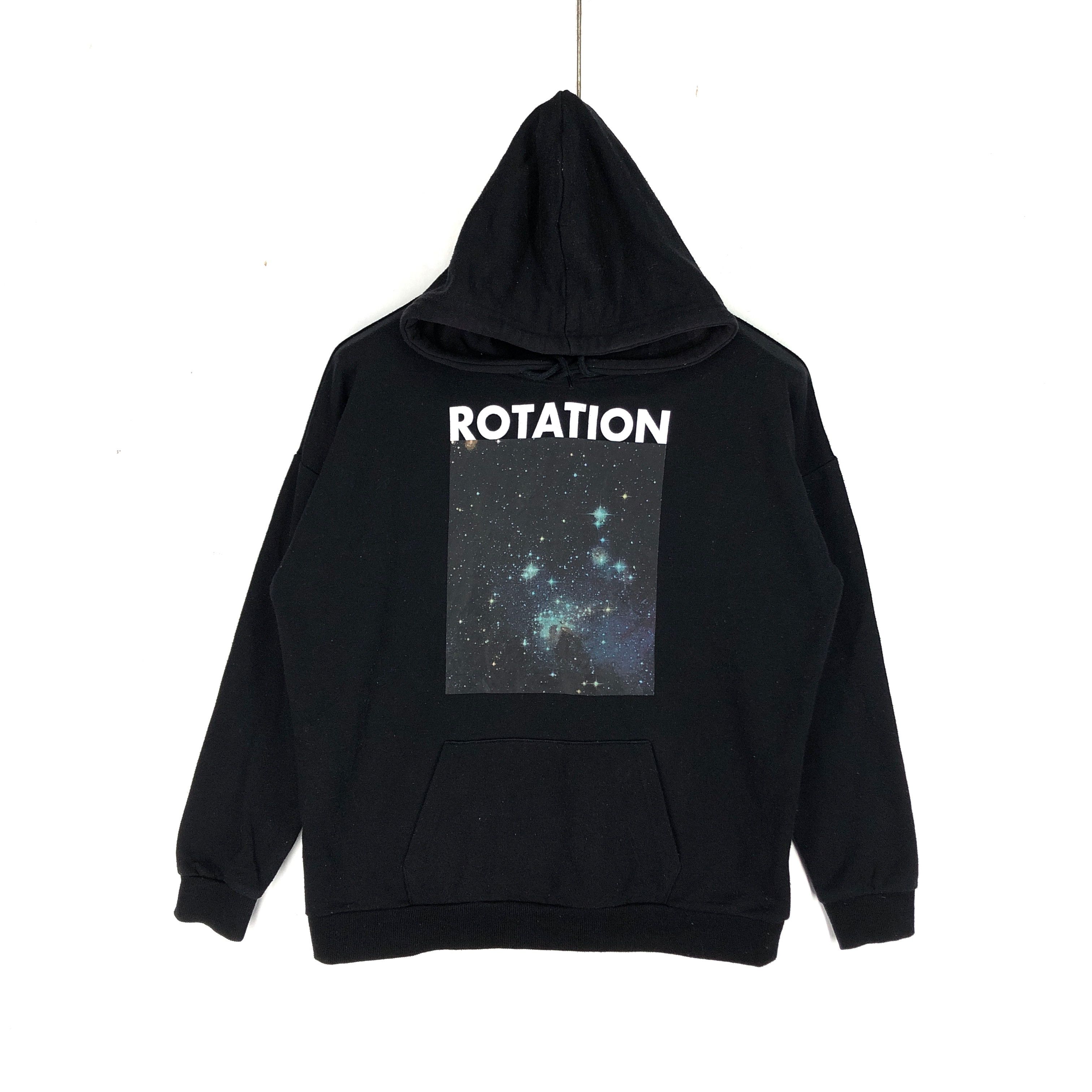 Japanese Brand ROTATION Galaxy by BROWNY Hoodie Pullover #2573-91 Size US L / EU 52-54 / 3 - 1 Thumbnail