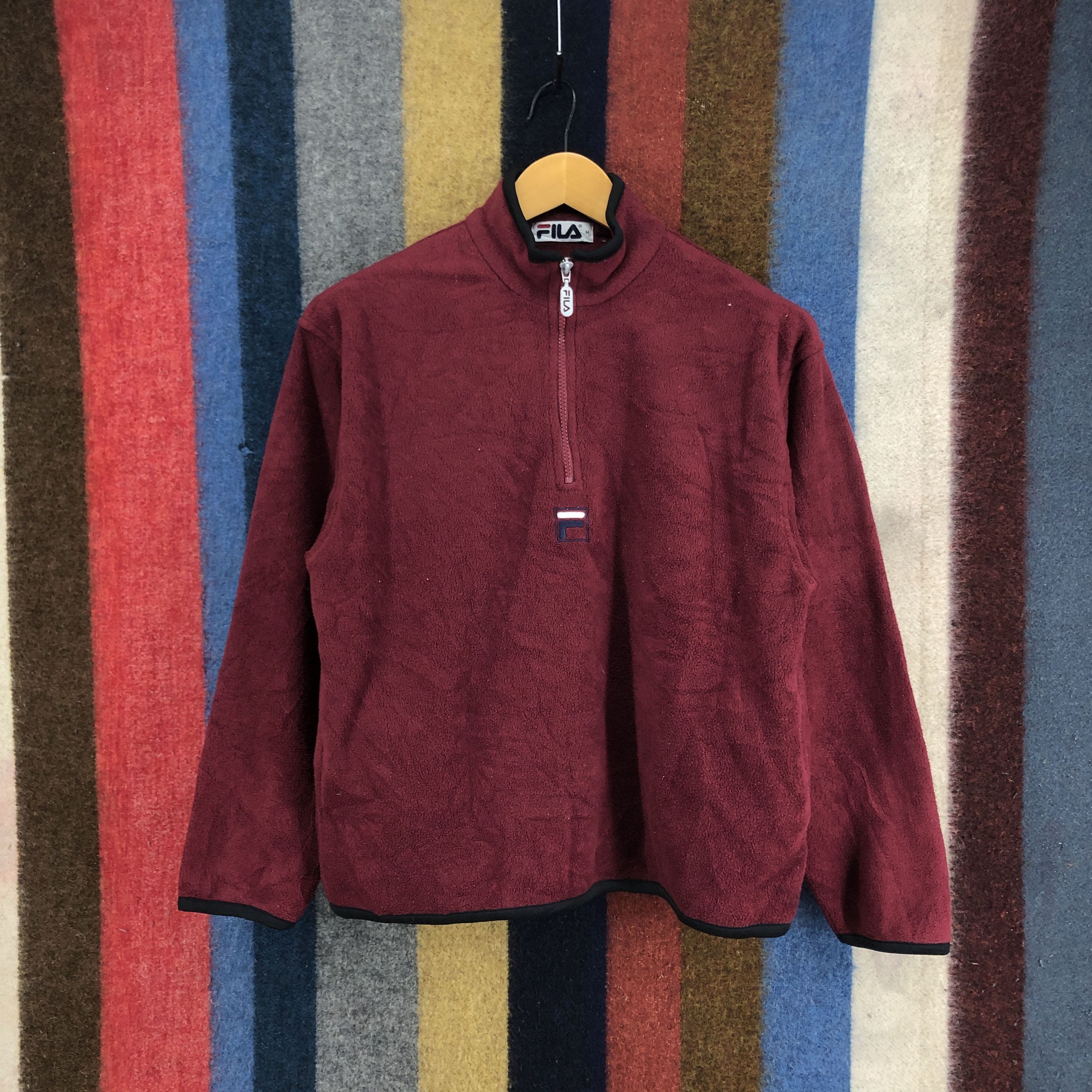 Fila FILA Turtle Neck Fleece Center Logo #2797-101 Size US M / EU 48-50 / 2 - 1 Thumbnail
