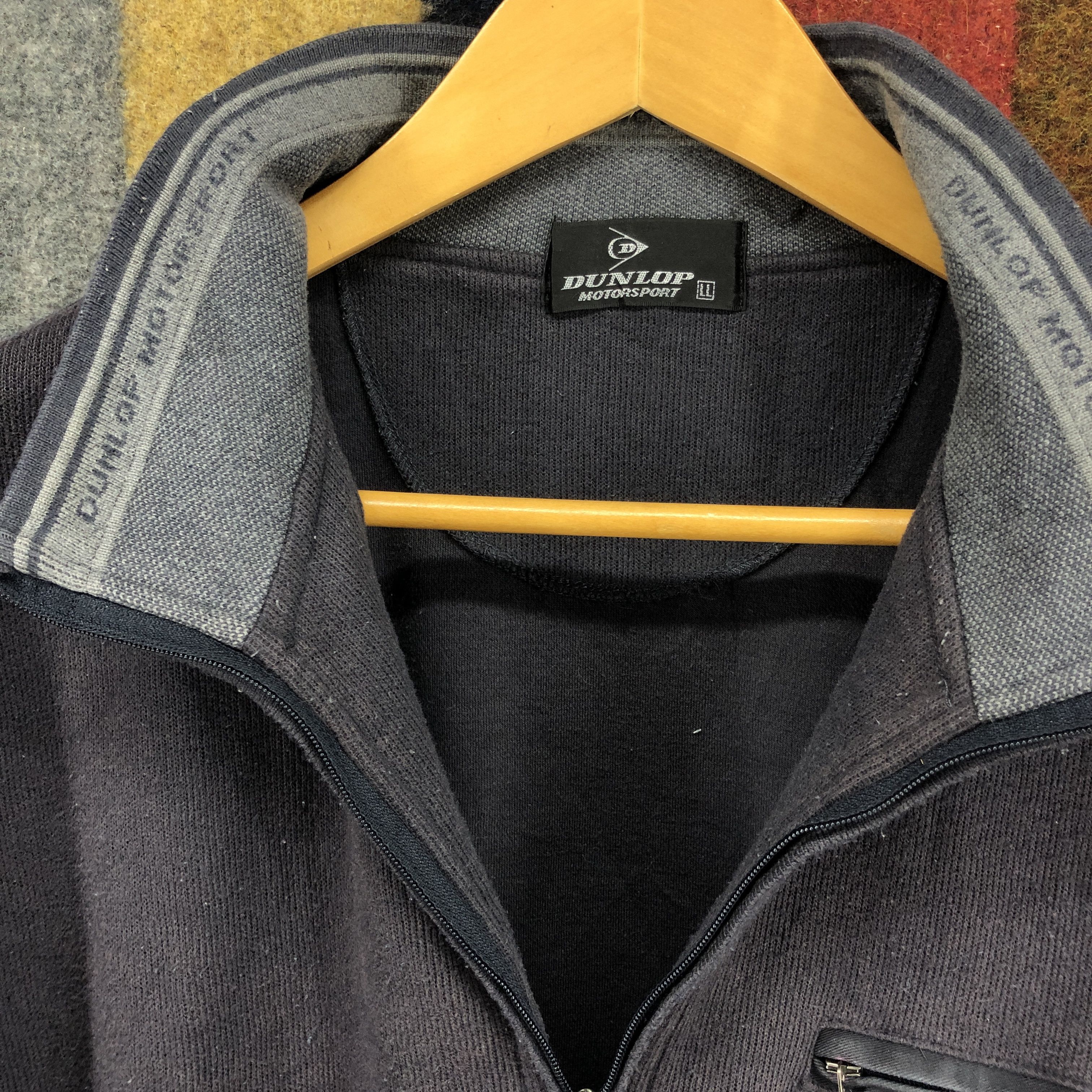Dunlop DUNLOP MOTORSPORT Turtle Neck Sweatshirt #0262/L Size US L / EU 52-54 / 3 - 4 Thumbnail