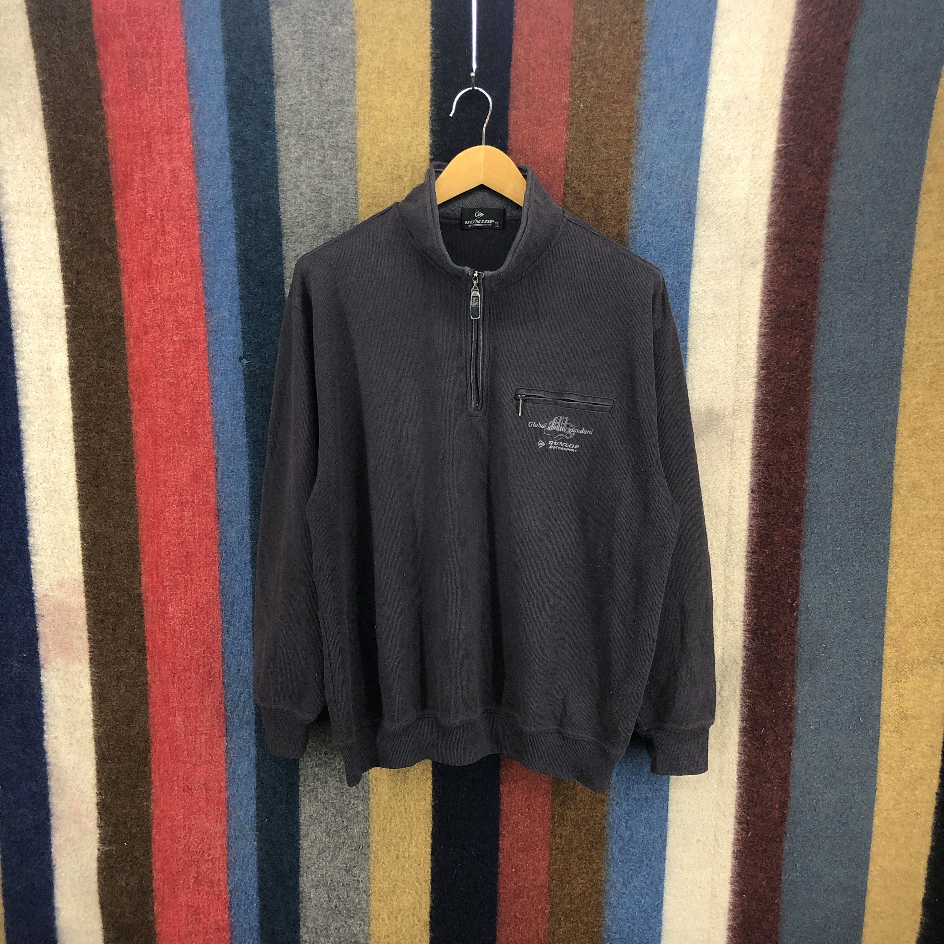 Dunlop DUNLOP MOTORSPORT Turtle Neck Sweatshirt #0262/L Size US L / EU 52-54 / 3 - 1 Thumbnail