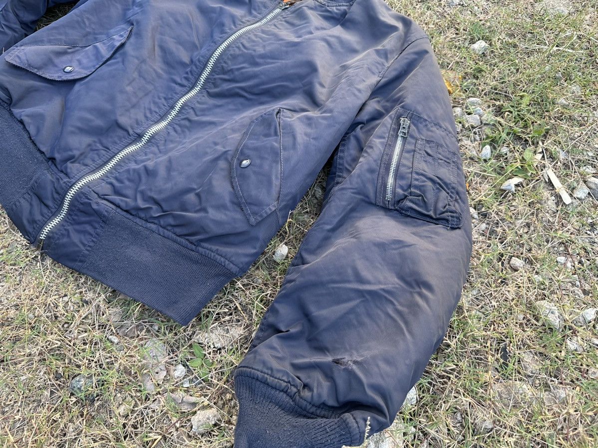 VTG Distress Alpha Industries Bomber Jacket
