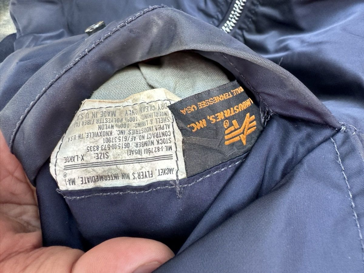 VTG Distress Alpha Industries Bomber Jacket