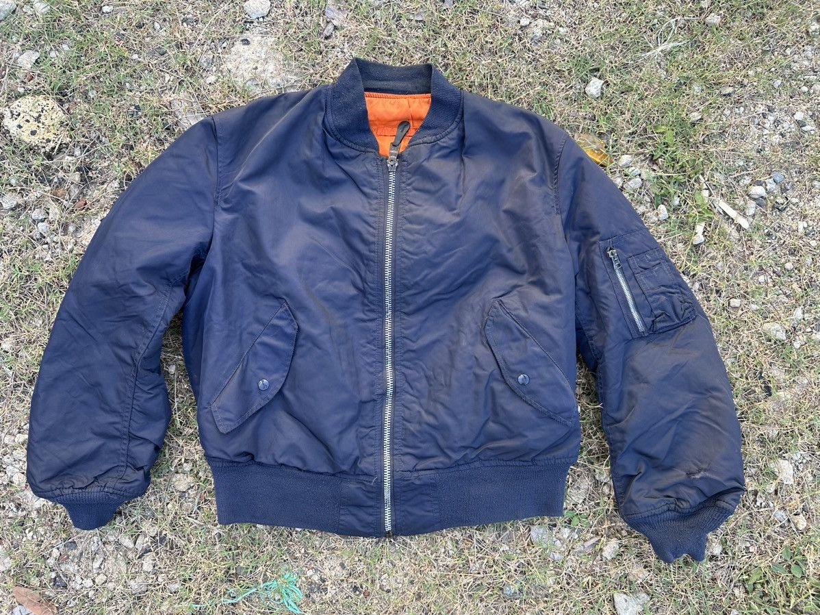 VTG Distress Alpha Industries Bomber Jacket