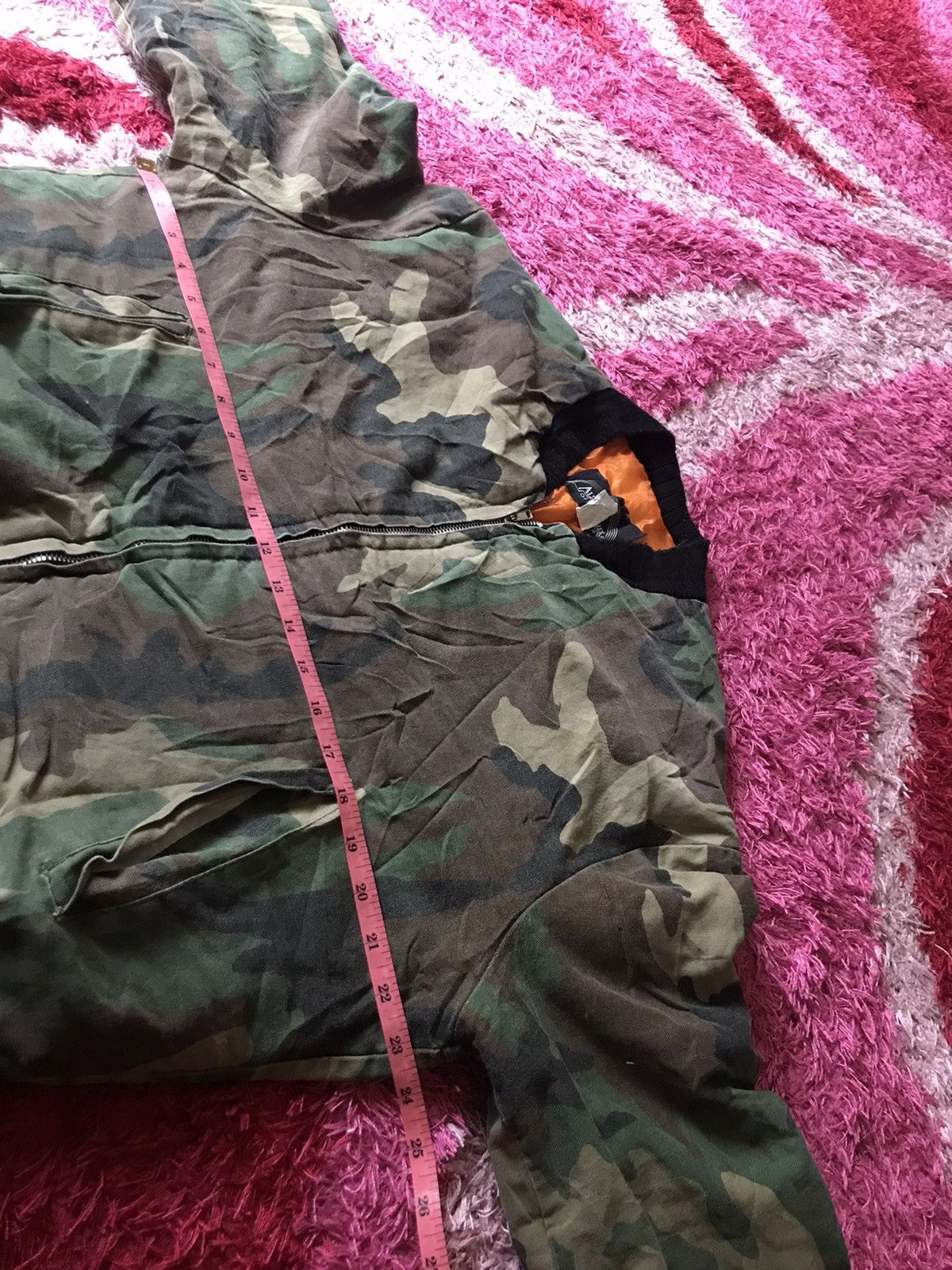 Vintage Vtg army camouflage bomber jacket Size US M / EU 48-50 / 2 - 8 Thumbnail