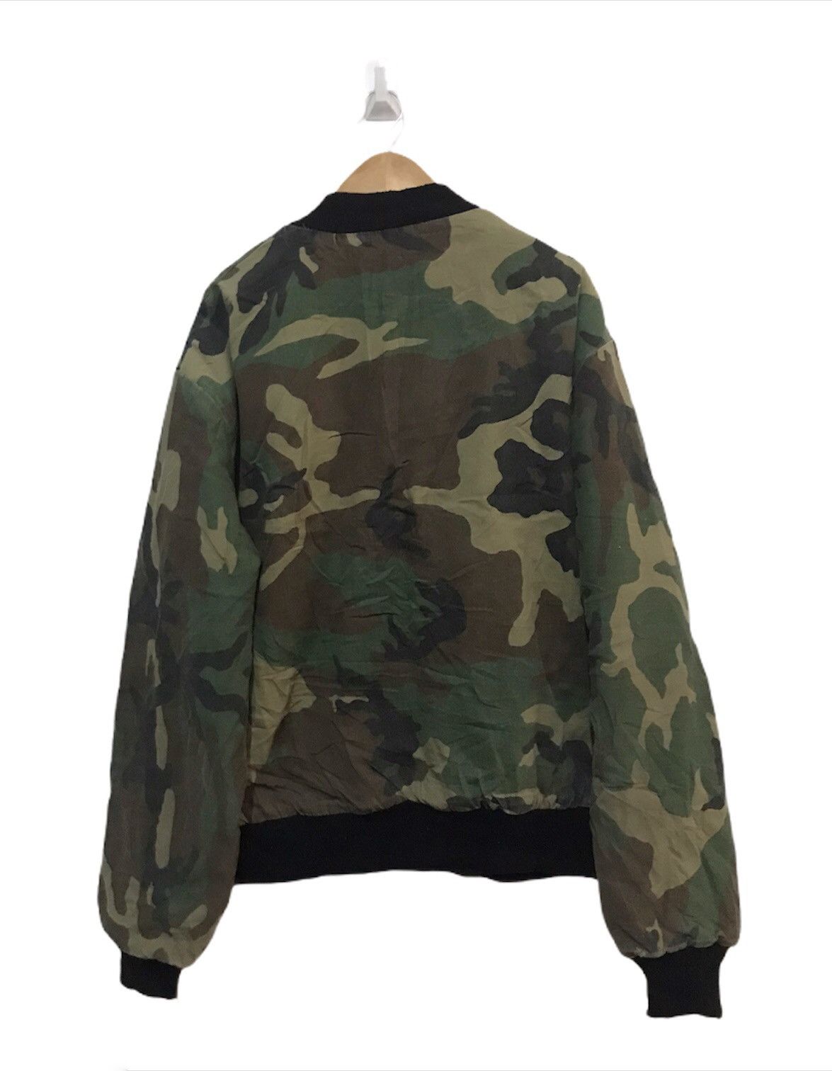 Vintage Vtg army camouflage bomber jacket Size US M / EU 48-50 / 2 - 6 Thumbnail