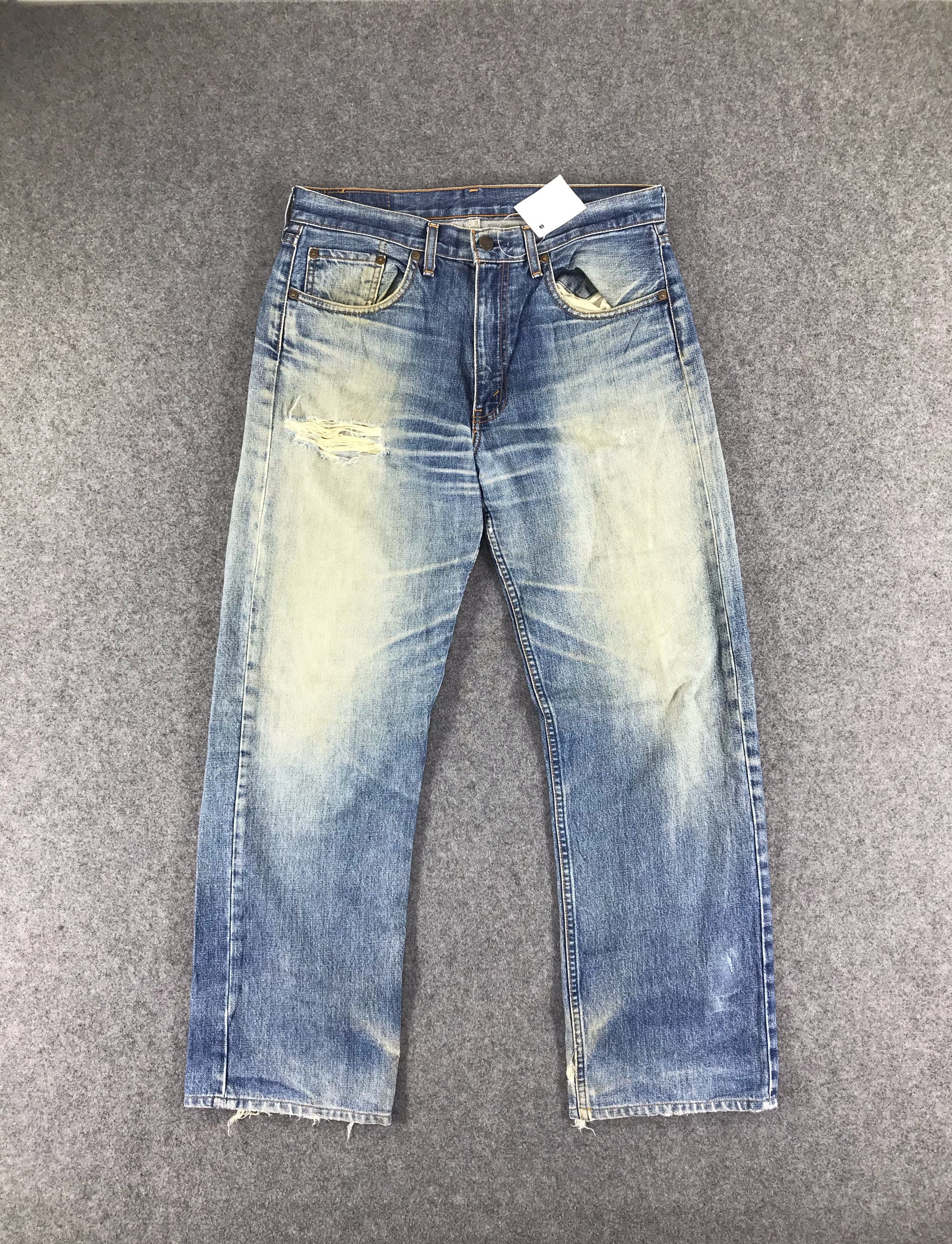 Levi's Vintage 90s DIstress Levis 512 Jeans-JM069 Size US 34 / EU 50 - 1 Thumbnail