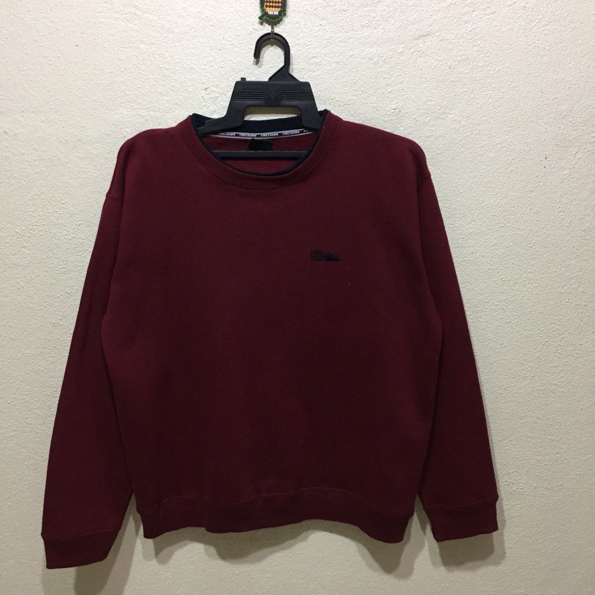 Japanese Brand FIRST DOWN Sweatshirt spellout Big Logo size L fits XL Size US XL / EU 56 / 4 - 1 Thumbnail