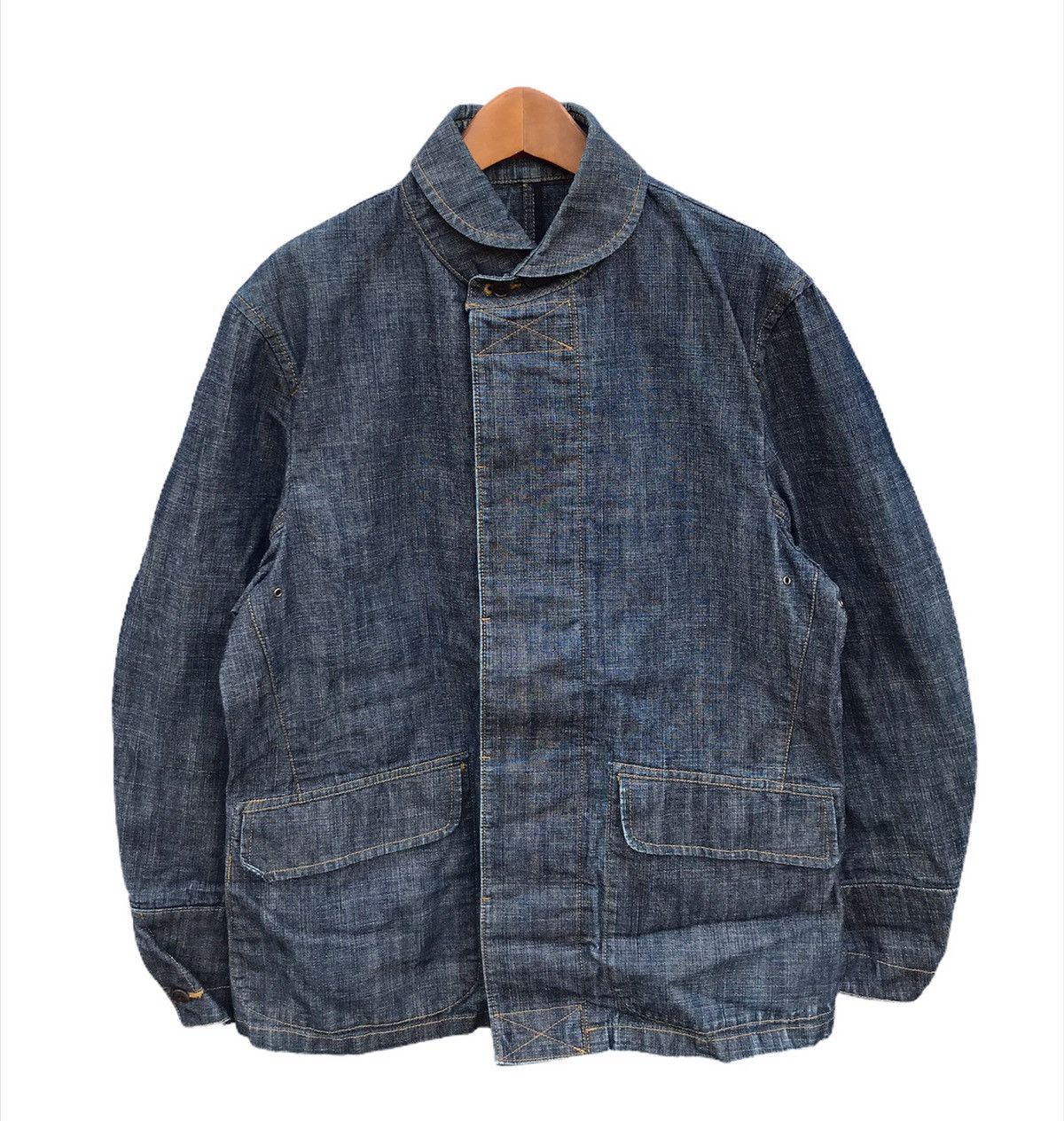 Vintage 23 homme denim jacket Size US L / EU 52-54 / 3 - 1 Thumbnail