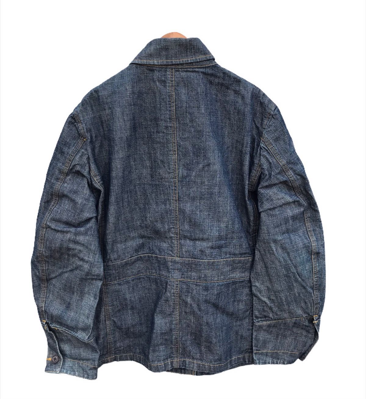 Vintage 23 homme denim jacket Size US L / EU 52-54 / 3 - 3 Thumbnail