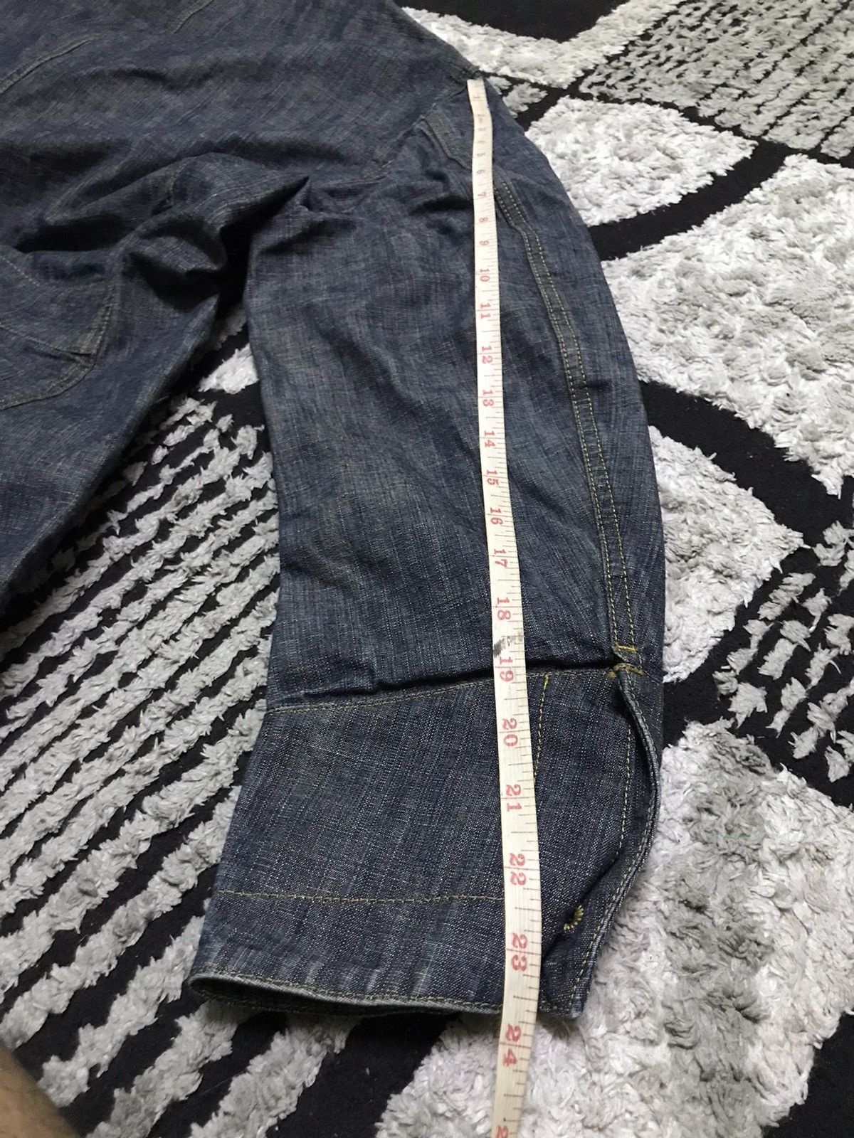 Vintage 23 homme denim jacket Size US L / EU 52-54 / 3 - 8 Thumbnail