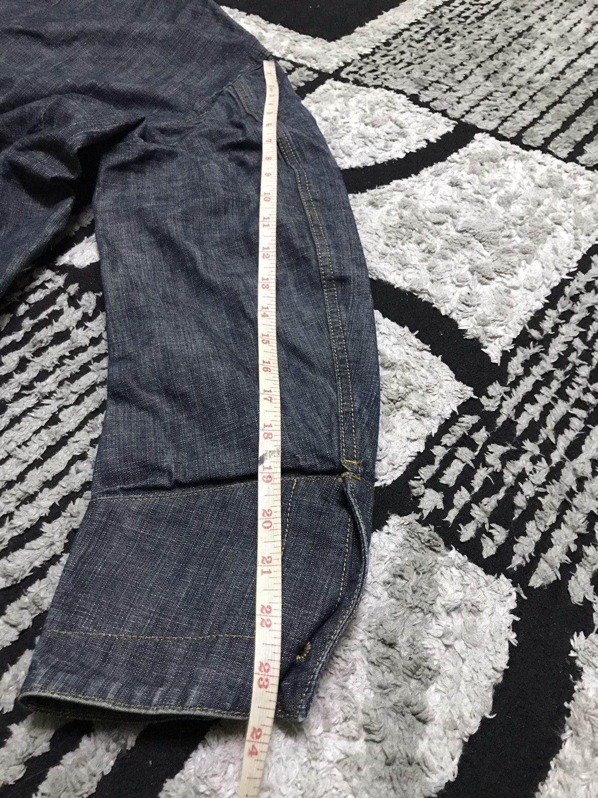 Vintage 23 homme denim jacket Size US L / EU 52-54 / 3 - 9 Thumbnail