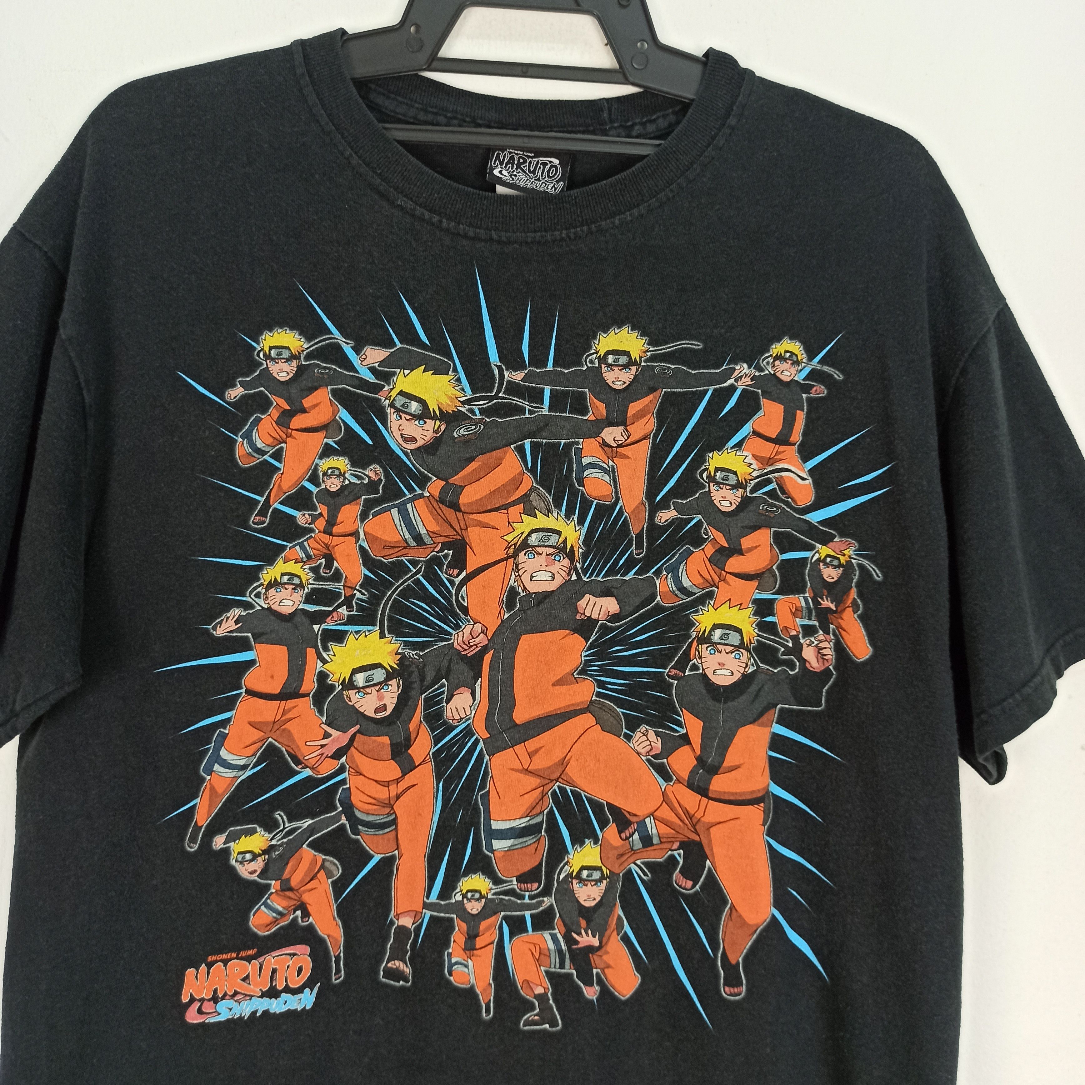Anime Vintage Naruto Shippuden Kagebunshin No Jutsu TShirt Manga Size US M / EU 48-50 / 2 - 2 Thumbnail