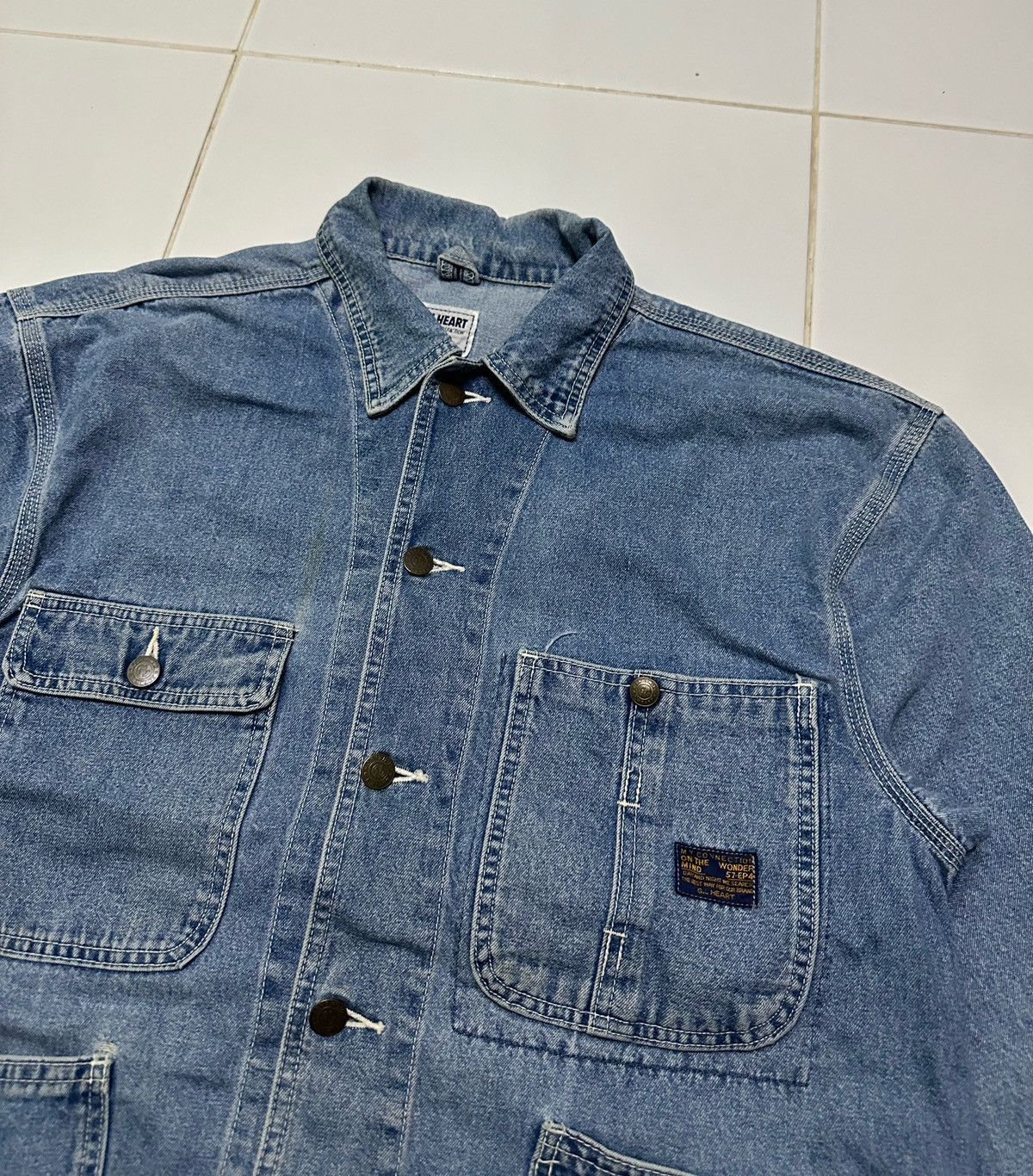 Vintage GL heart denim jacket Size US M / EU 48-50 / 2 - 4 Thumbnail