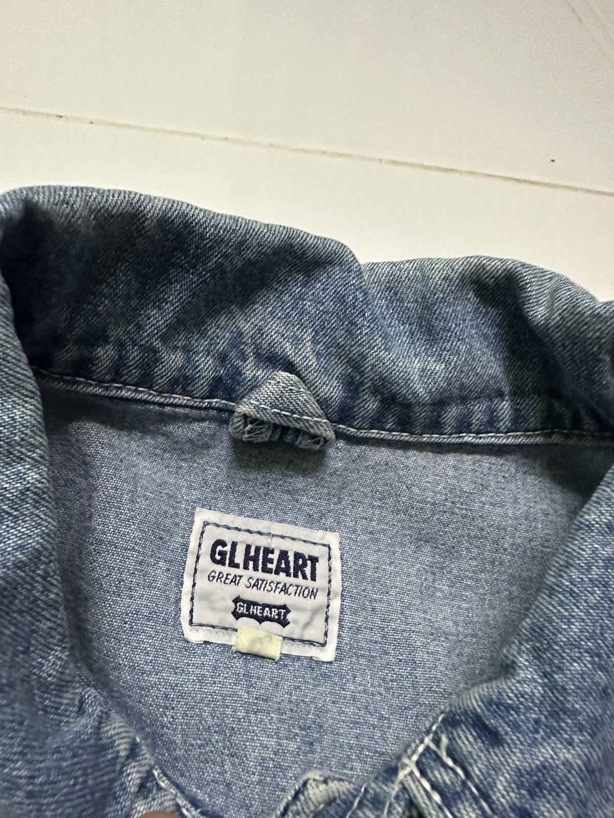Vintage GL heart denim jacket Size US M / EU 48-50 / 2 - 3 Thumbnail