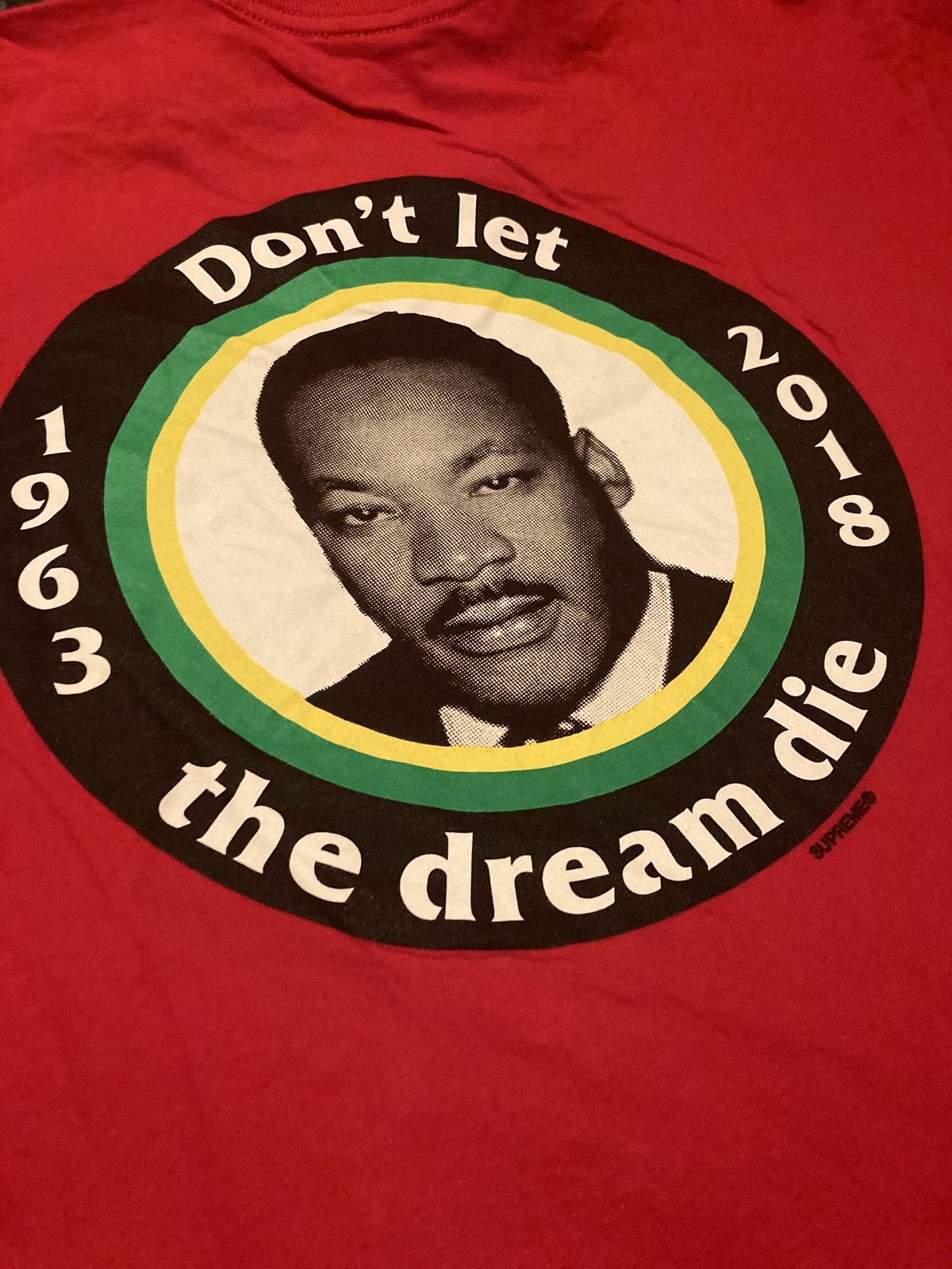 Supreme Supreme MLK Dream Tee Size US XL / EU 56 / 4 - 2 Thumbnail