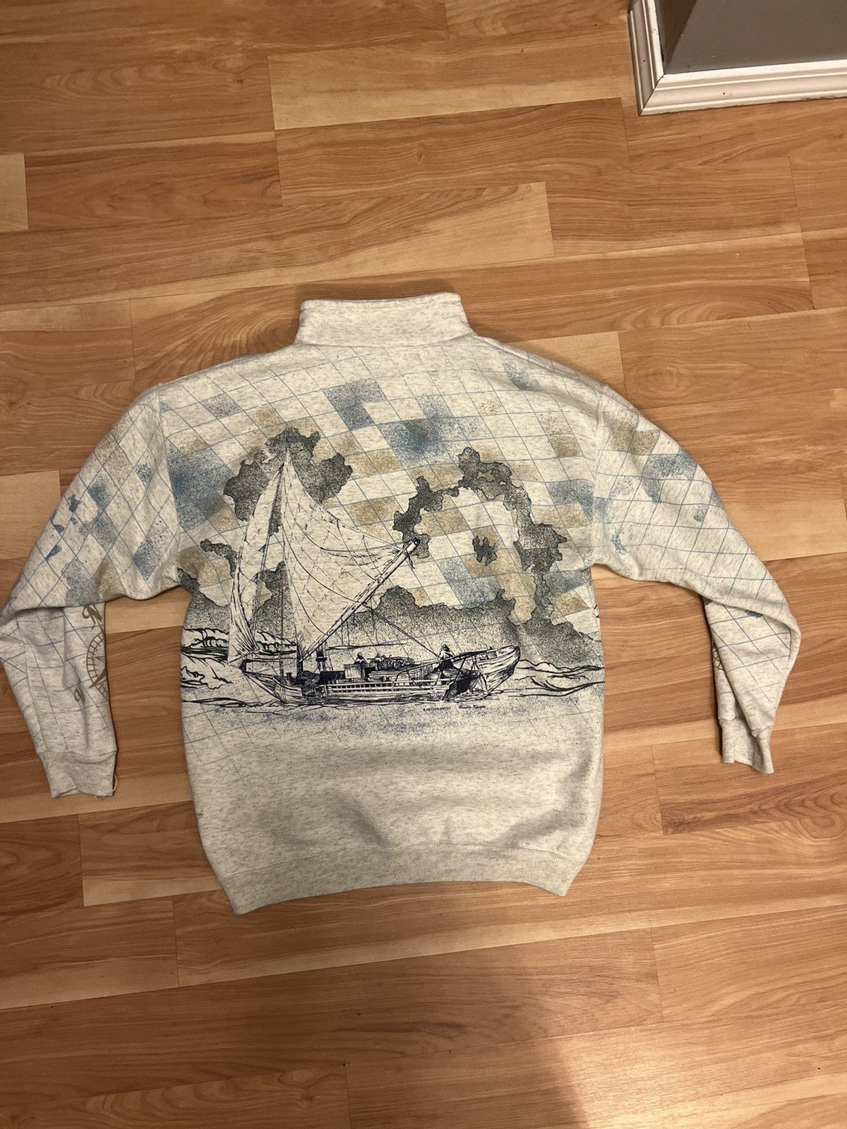 Vintage 90s Vintage Sailboat Pullover Sweatshirt “Cape Cod” Size US S / EU 44-46 / 1 - 2 Thumbnail