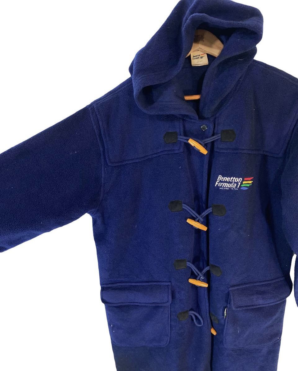 Benetton Benetton Formula 1 Fleece Long Coat Nice Design Size US L / EU 52-54 / 3 - 3 Thumbnail