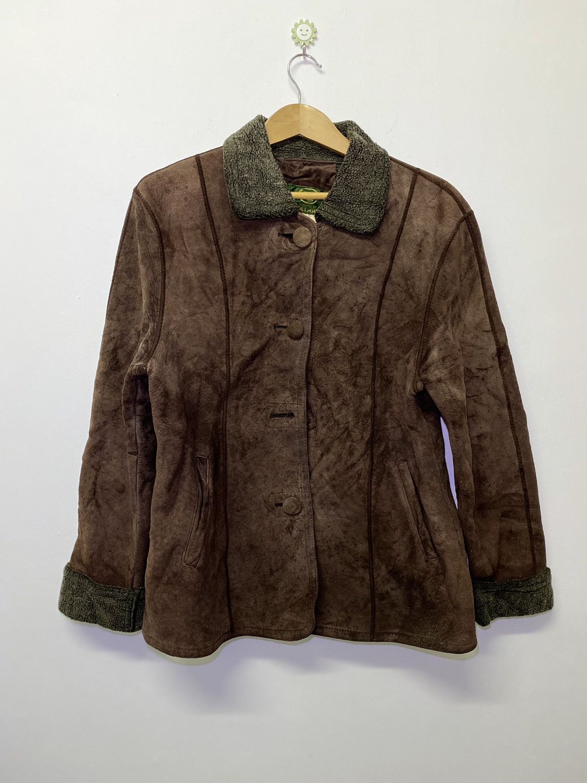 Paolo Gucci Paolo Gucci Leather Jacket sherpa lining nice design Size US M / EU 48-50 / 2 - 1 Thumbnail