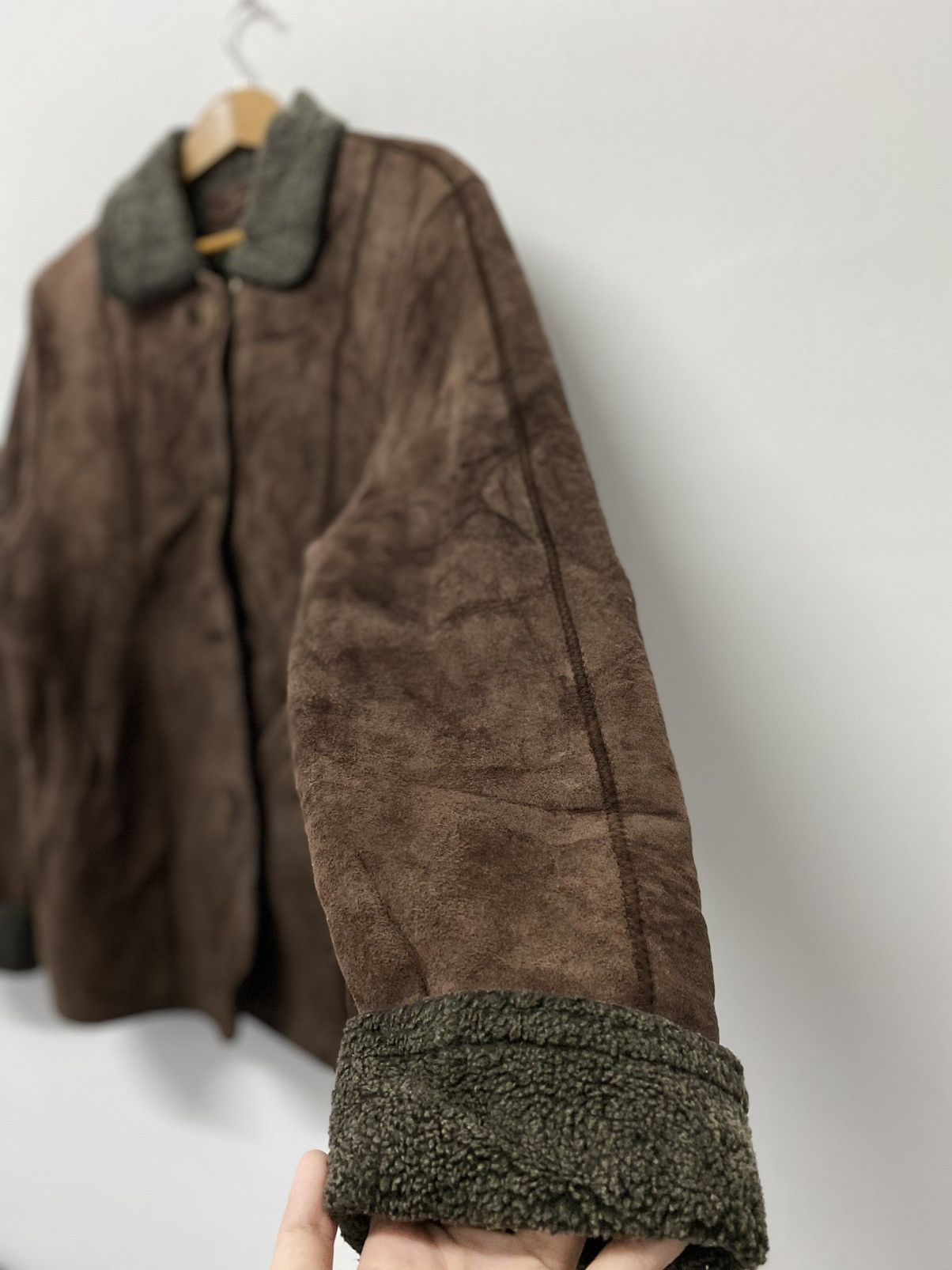 Paolo Gucci Paolo Gucci Leather Jacket sherpa lining nice design Size US M / EU 48-50 / 2 - 4 Thumbnail