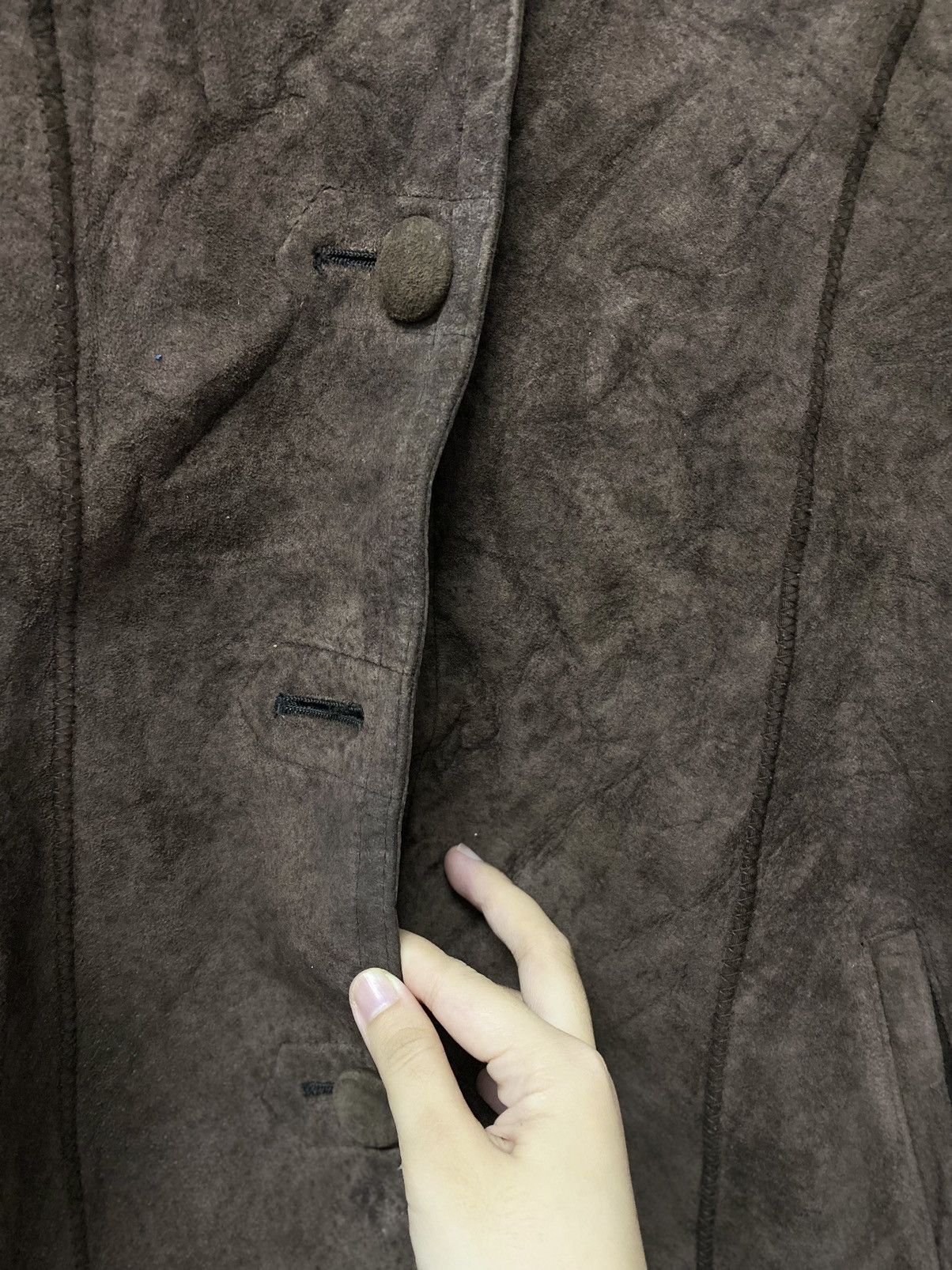 Paolo Gucci Paolo Gucci Leather Jacket sherpa lining nice design Size US M / EU 48-50 / 2 - 5 Thumbnail
