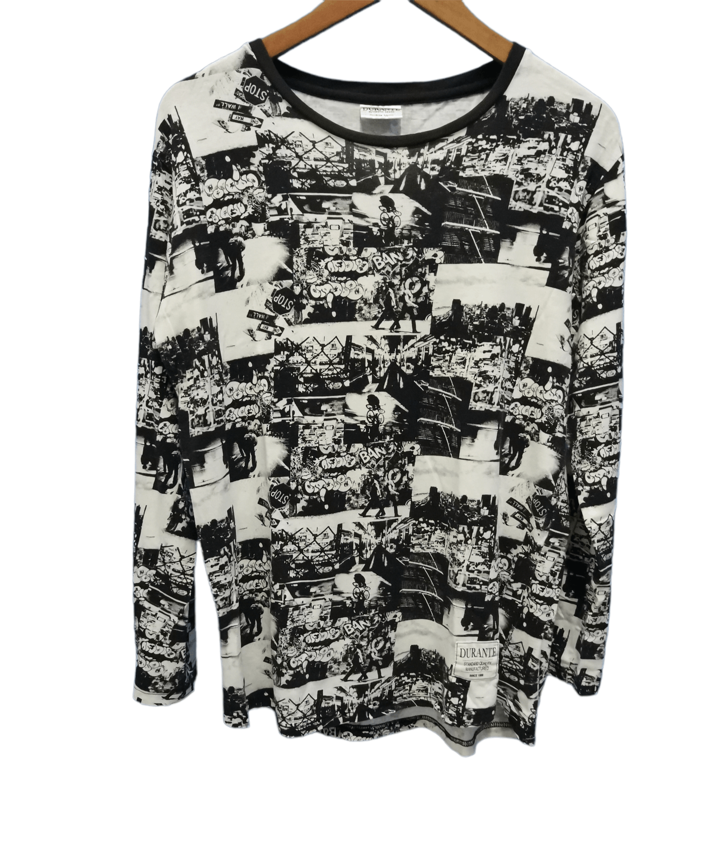 Japanese Brand Durante Japanese Brand All Over Print Long Sleeve Streetwear Size US L / EU 52-54 / 3 - 1 Thumbnail