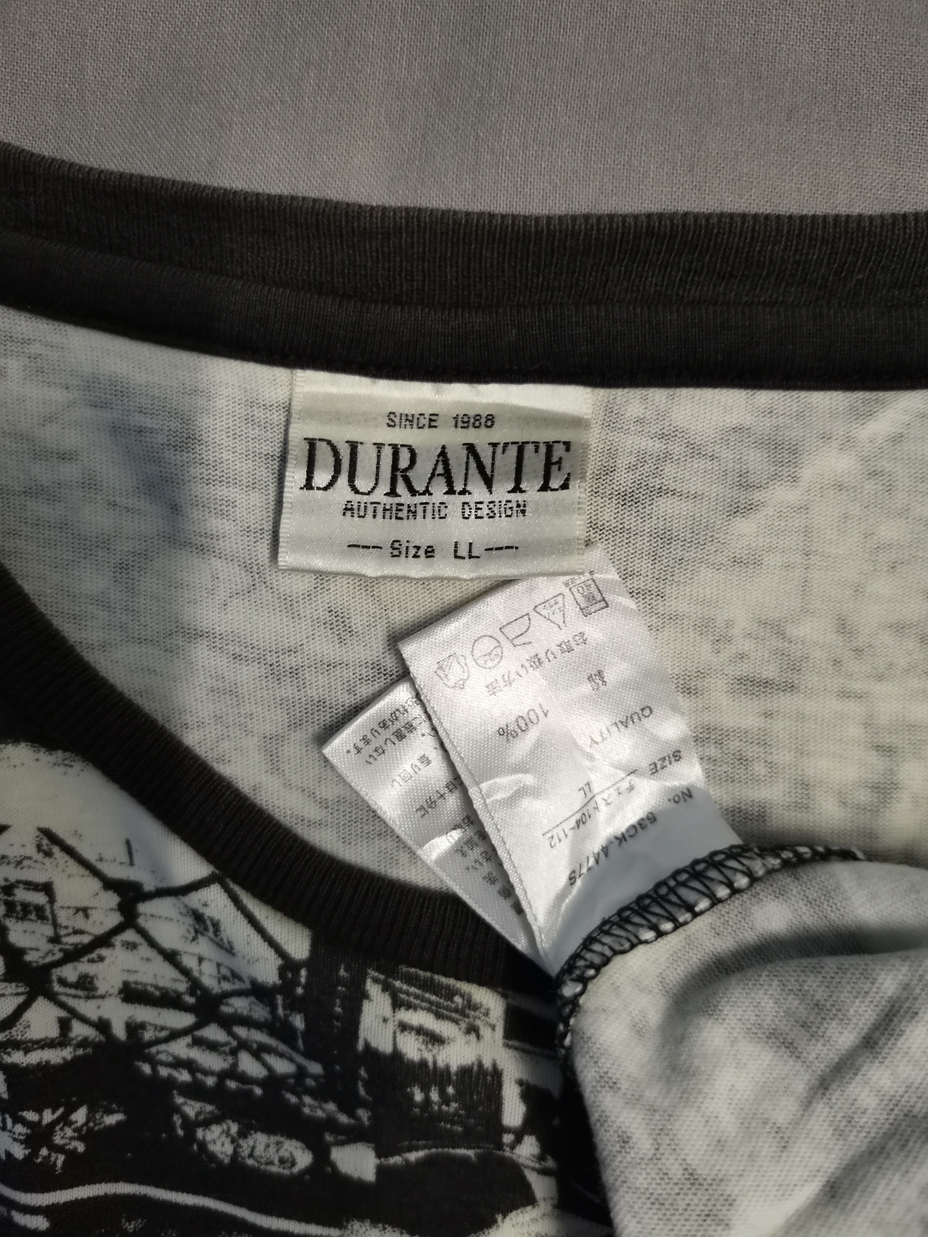 Japanese Brand Durante Japanese Brand All Over Print Long Sleeve Streetwear Size US L / EU 52-54 / 3 - 3 Thumbnail