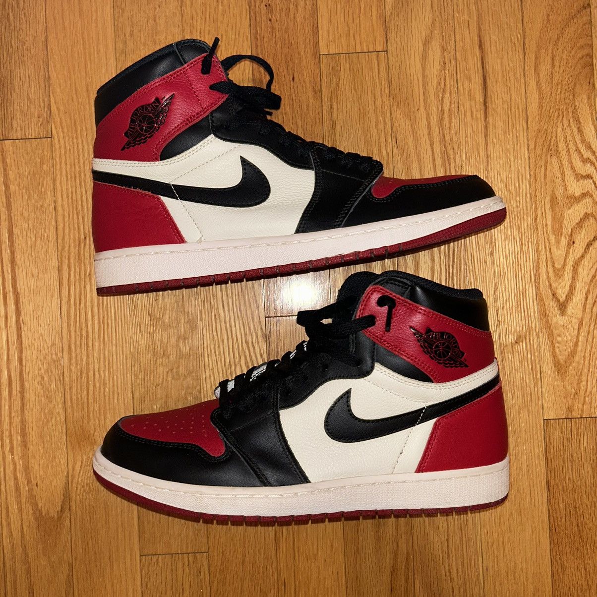 Jordan Brand Jordan 1 Bred Toe Size US 12 / EU 45 - 2 Thumbnail