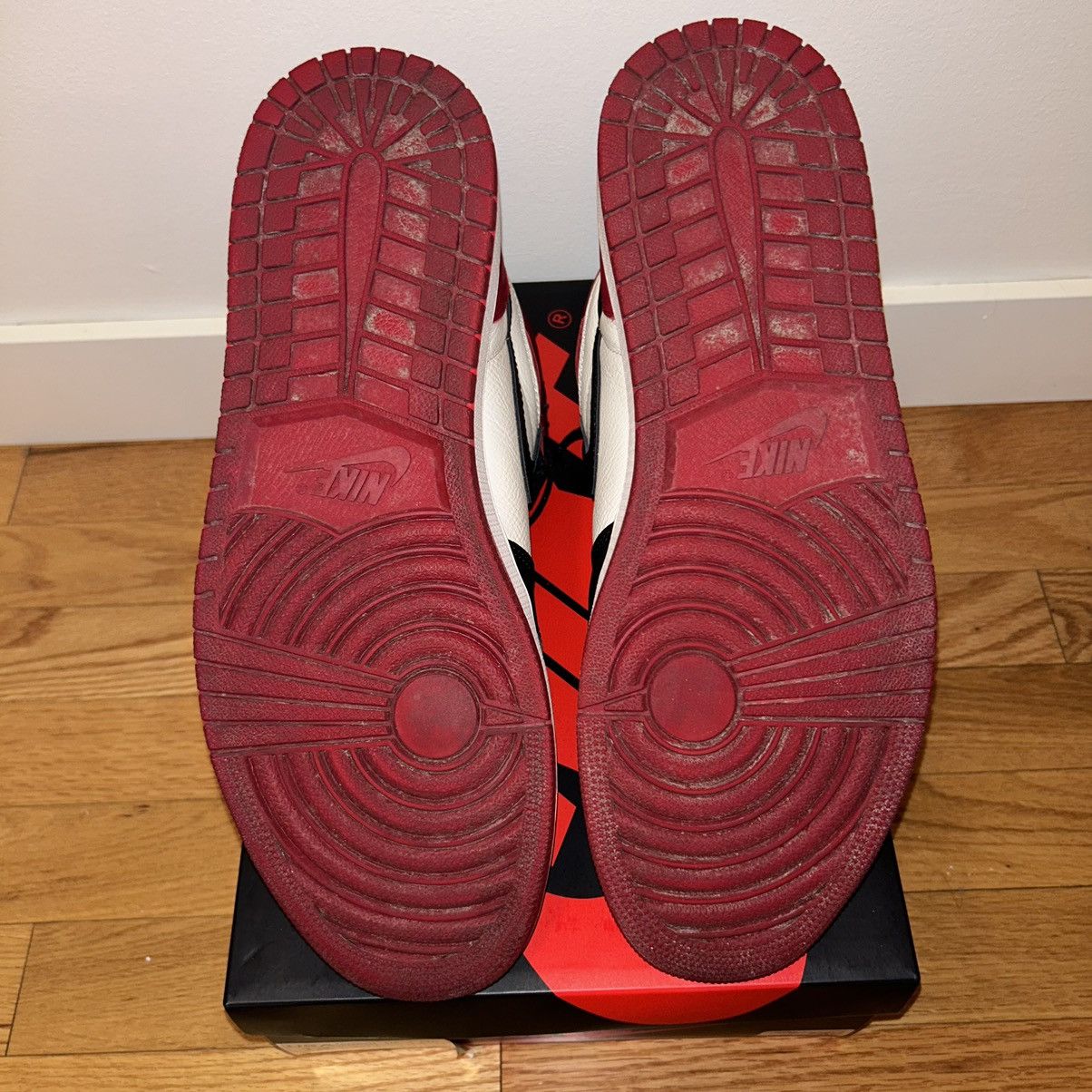 Jordan Brand Jordan 1 Bred Toe Size US 12 / EU 45 - 6 Thumbnail