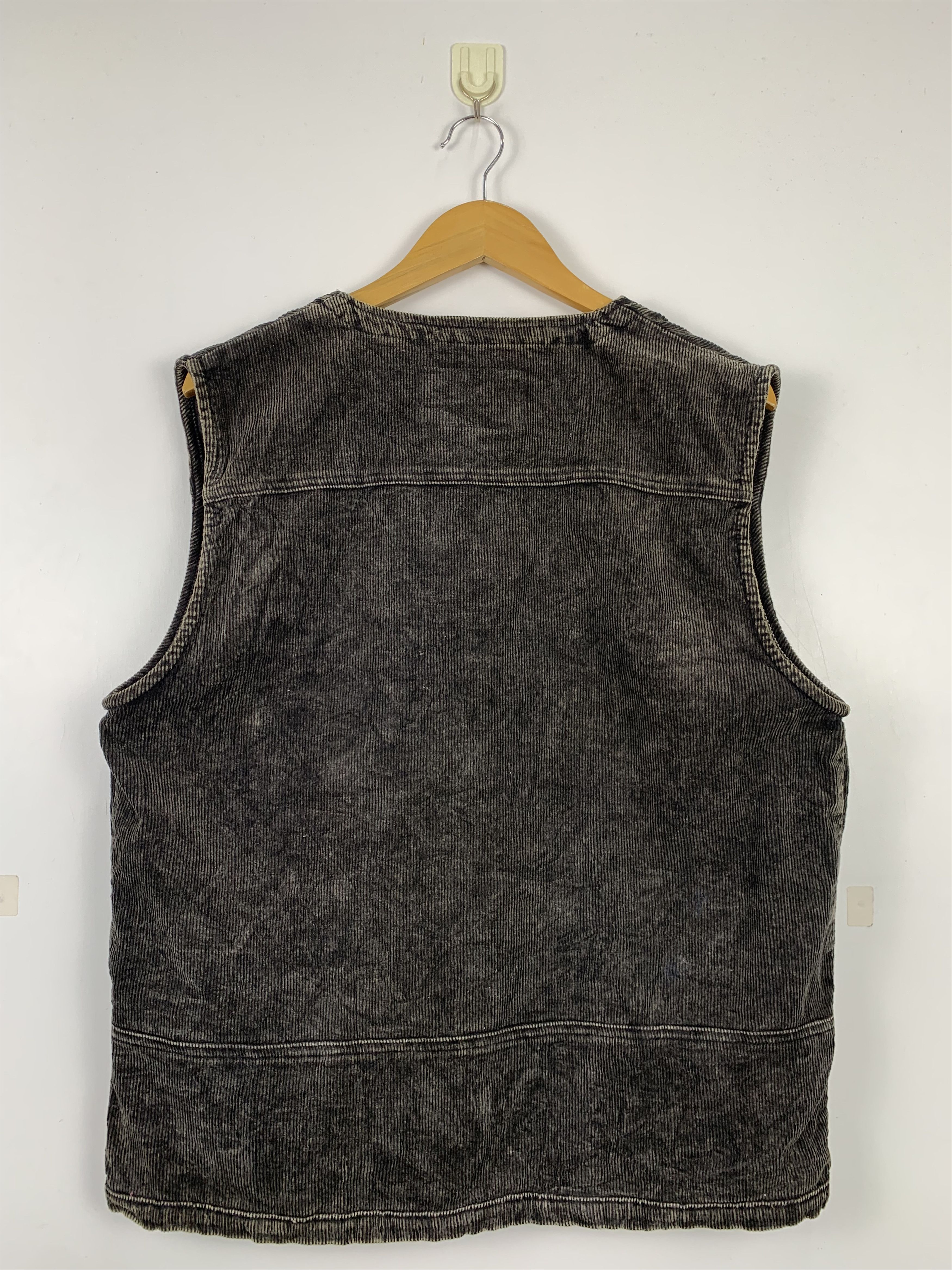 Vintage Vintage Rugged ZIPPO Faded Distressed Corduroy Vests V0094 Size US S / EU 44-46 / 1 - 6 Thumbnail