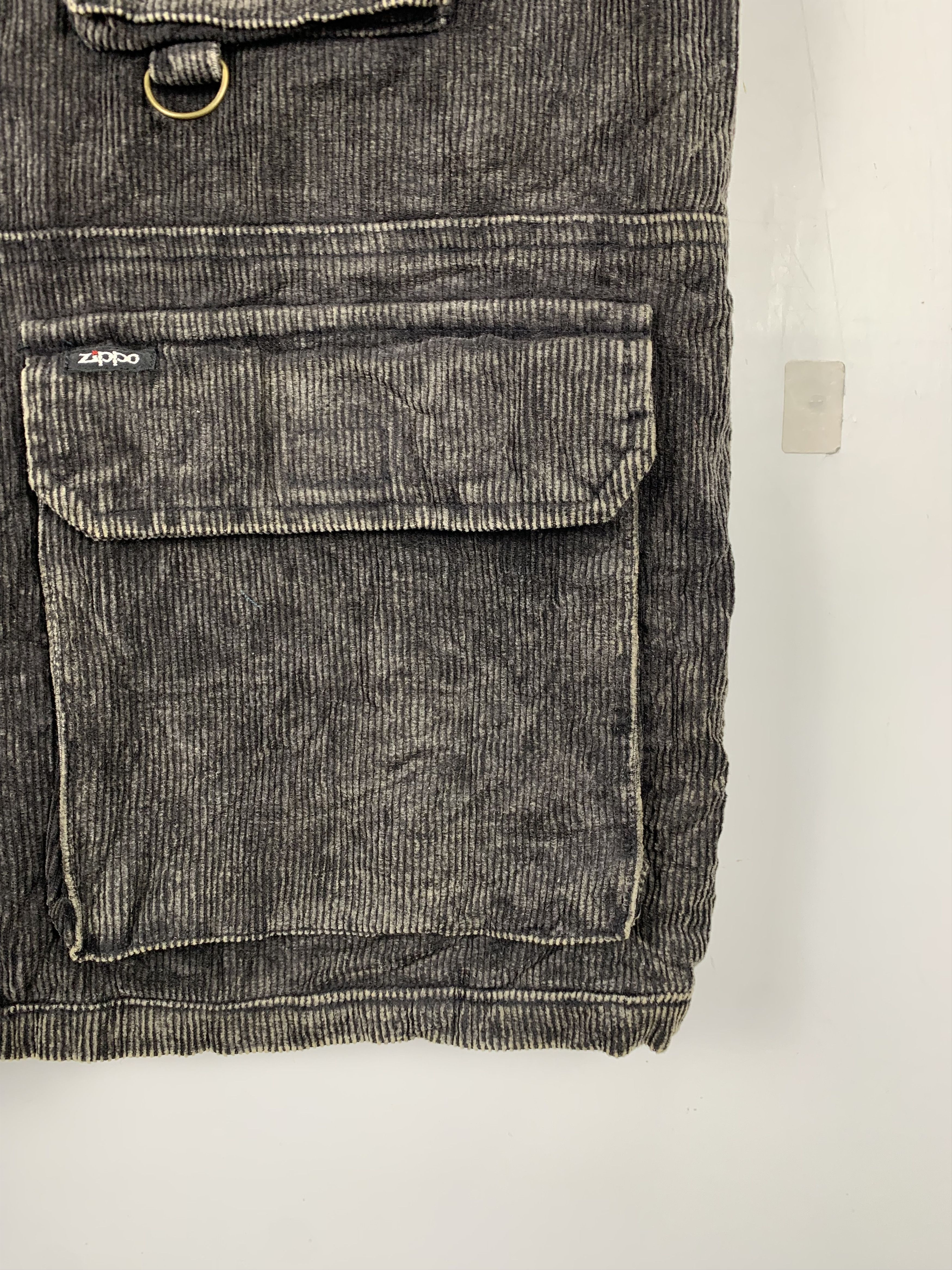 Vintage Vintage Rugged ZIPPO Faded Distressed Corduroy Vests V0094 Size US S / EU 44-46 / 1 - 3 Thumbnail