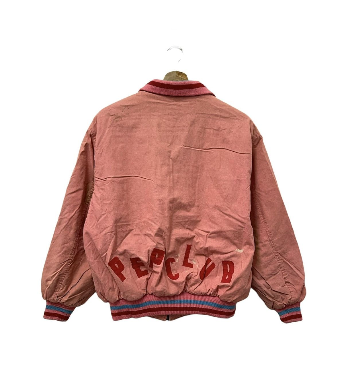 Japanese Brand × Vintage Vintage Pep Club Lined Sherpa Bomber Jacket Size US XL / EU 56 / 4 - 10 Thumbnail