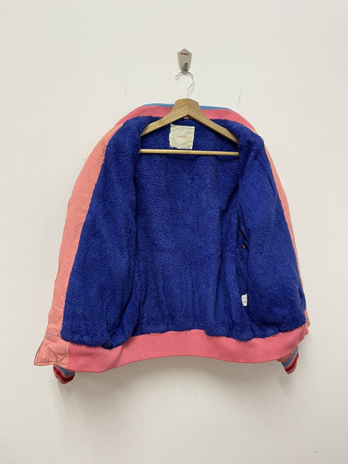 Japanese Brand × Vintage Vintage Pep Club Lined Sherpa Bomber Jacket Size US XL / EU 56 / 4 - 9 Thumbnail