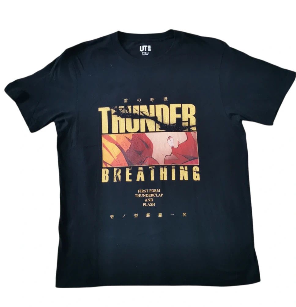 Anime Demon Slayer Japan Anime Tee Akira Bleach Evangelion Size US M / EU 48-50 / 2 - 1 Thumbnail