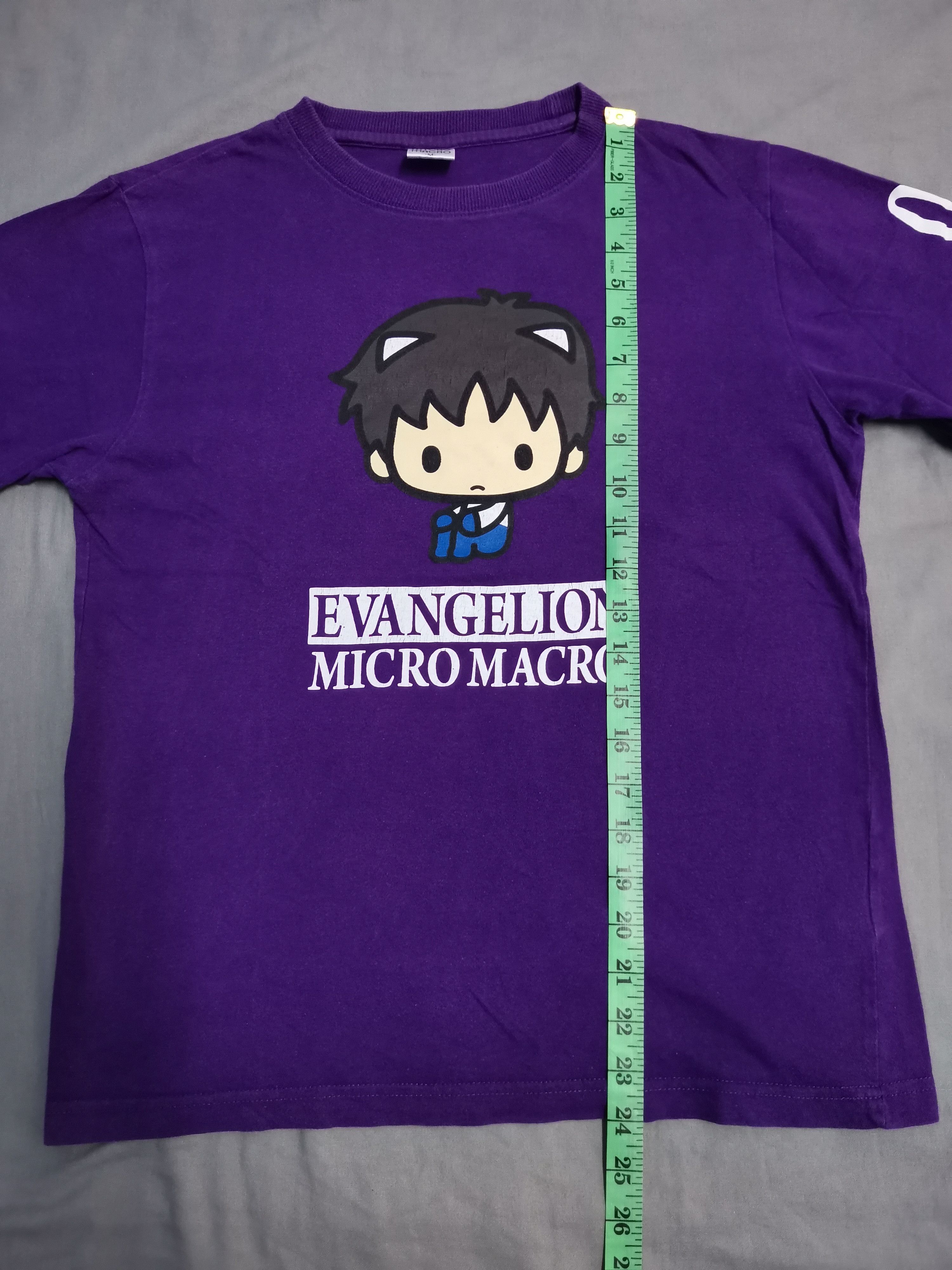 Anime Evangelion Micro Macro Japan Anime Tee Akira Bleach Devilman Size US S / EU 44-46 / 1 - 5 Thumbnail