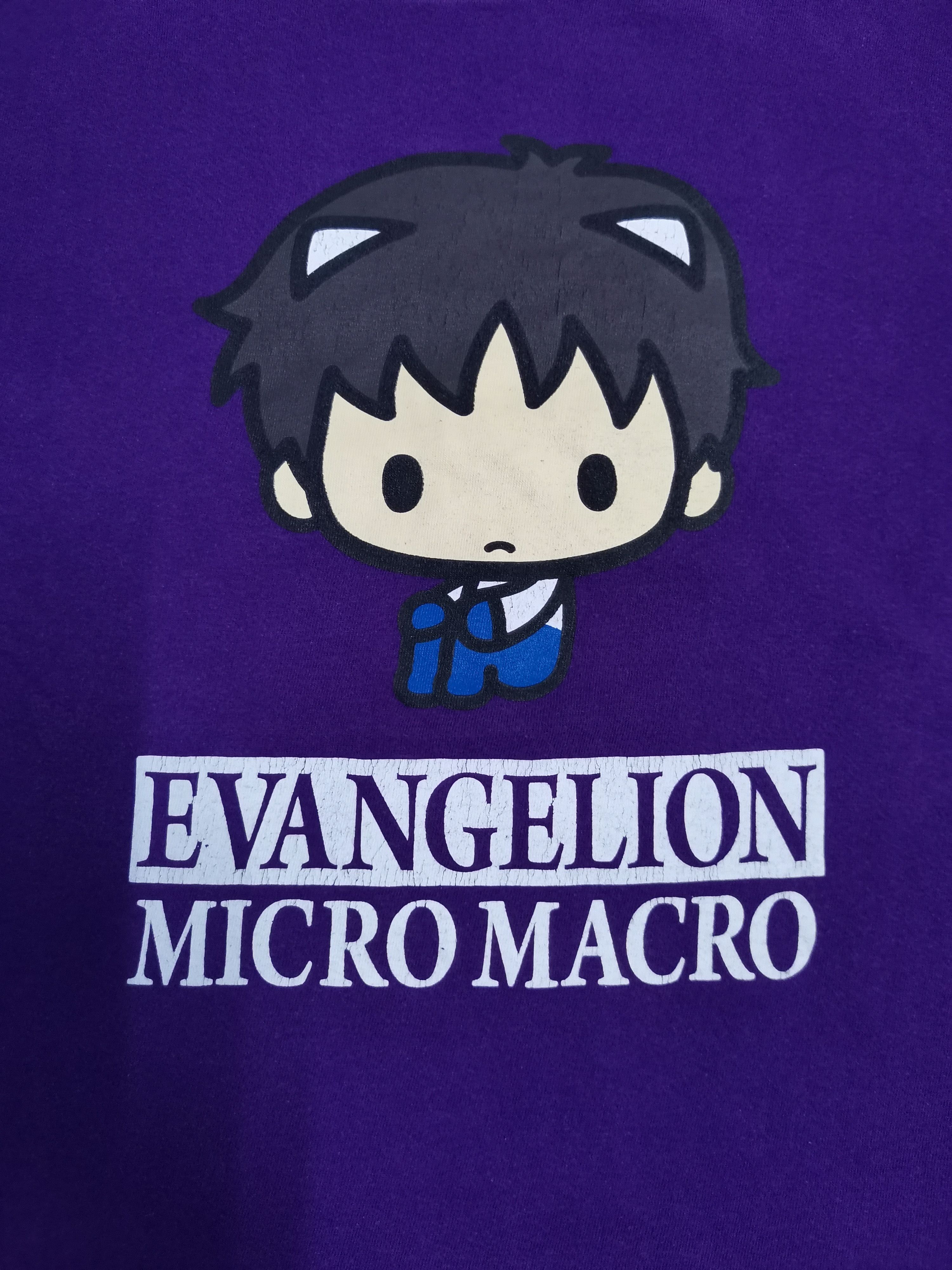 Anime Evangelion Micro Macro Japan Anime Tee Akira Bleach Devilman Size US S / EU 44-46 / 1 - 1 Thumbnail