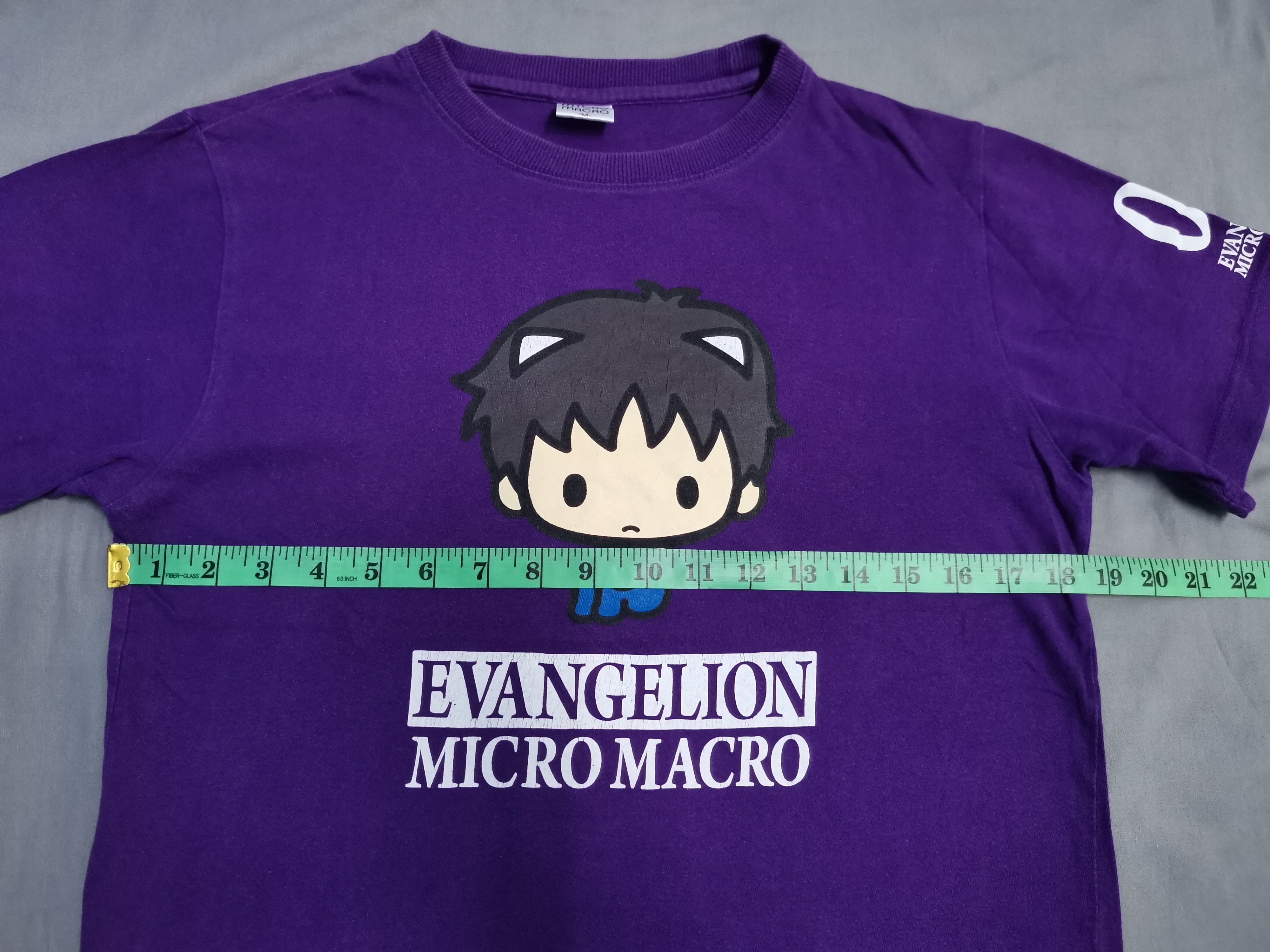 Anime Evangelion Micro Macro Japan Anime Tee Akira Bleach Devilman Size US S / EU 44-46 / 1 - 4 Thumbnail
