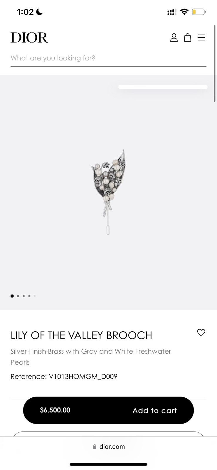 Dior Dior lily of the valley brooch Size ONE SIZE - 2 Thumbnail