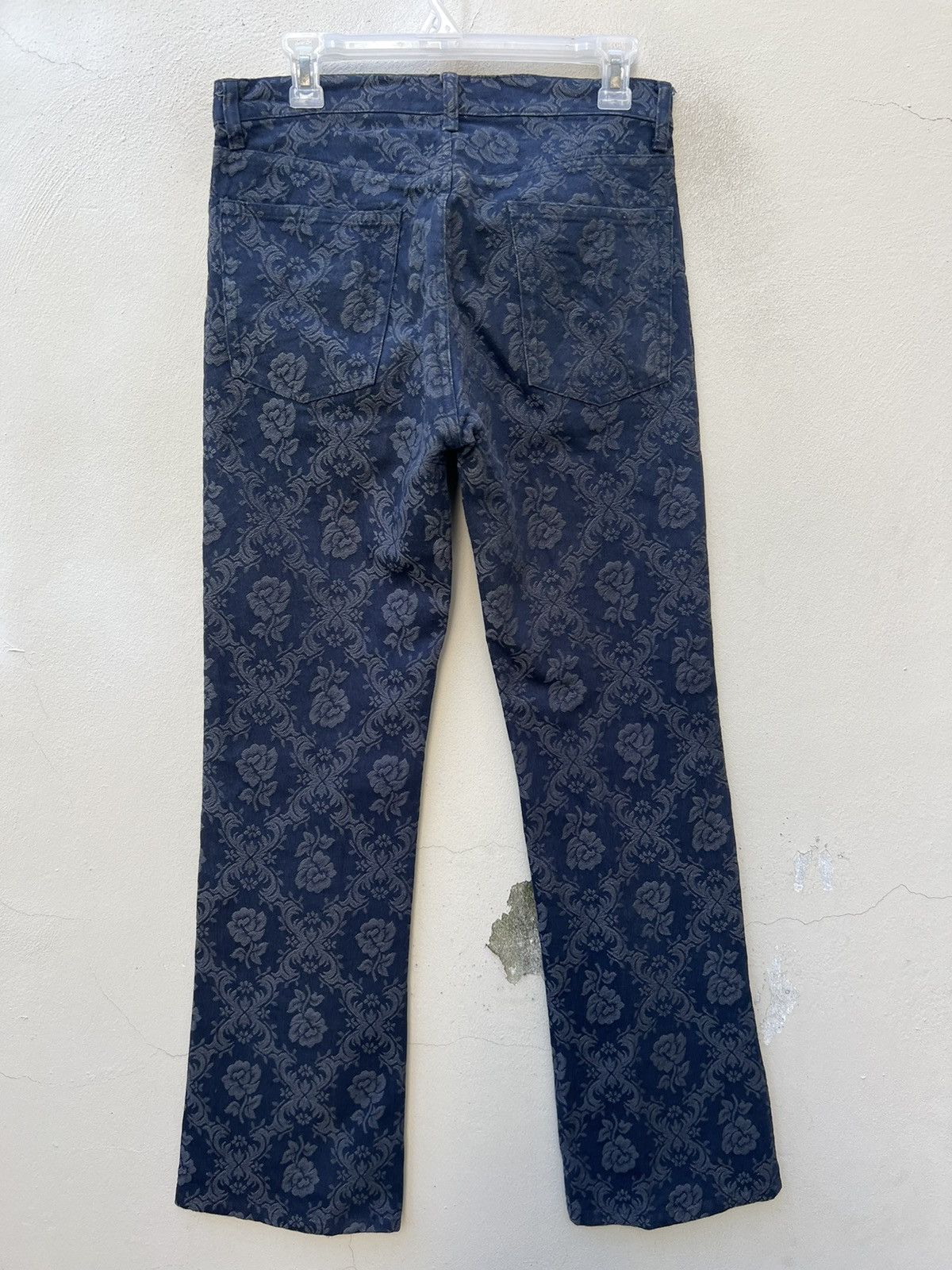 Vintage Vintage Rupert Edge Japan Jacquard Denim Flare Jeans Size US 30 / EU 46 - 13 Thumbnail