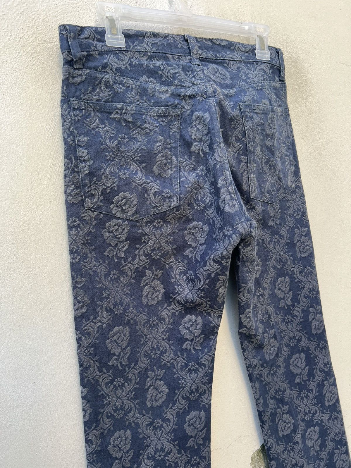 Vintage Vintage Rupert Edge Japan Jacquard Denim Flare Jeans Size US 30 / EU 46 - 14 Thumbnail