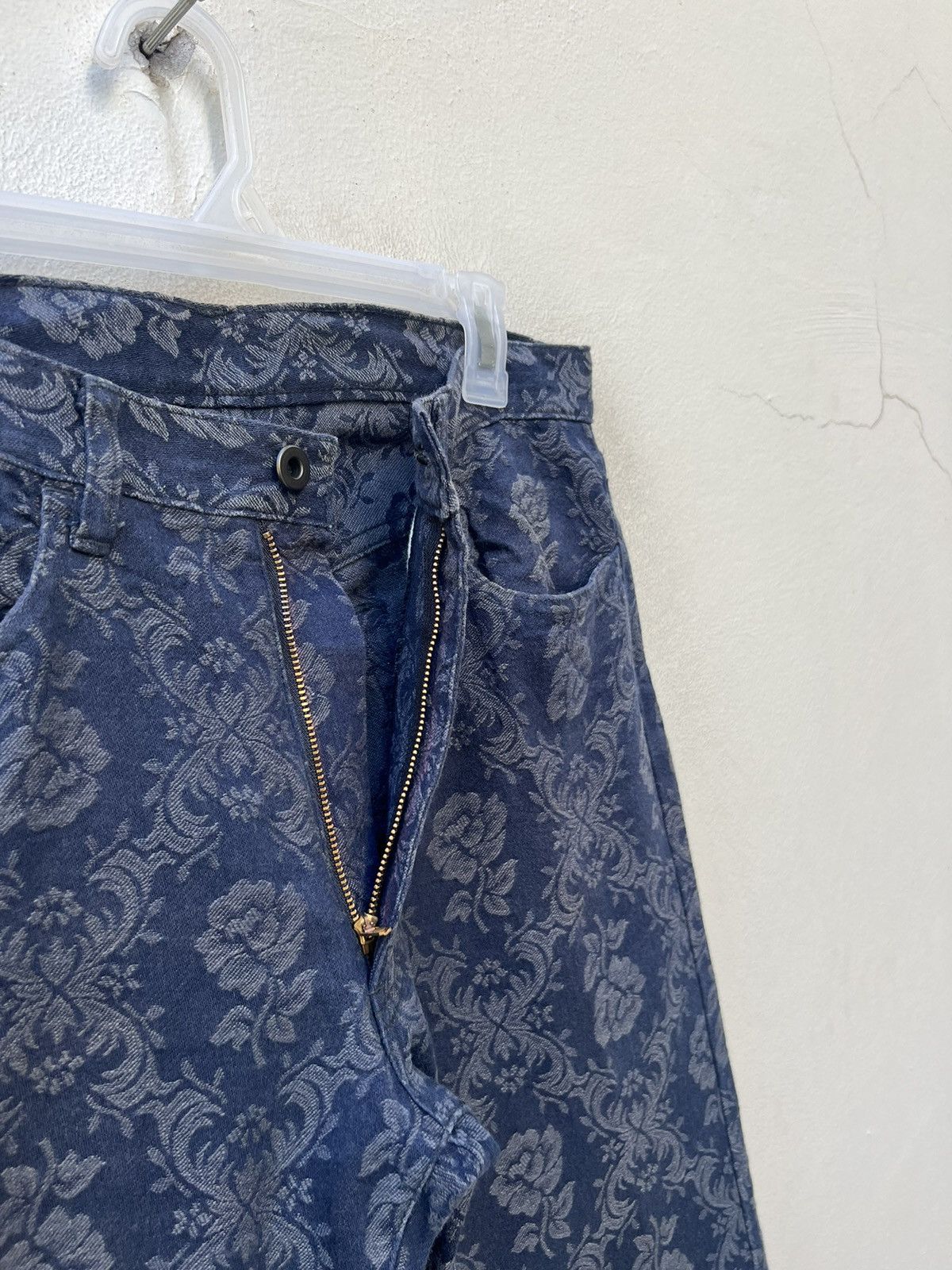 Vintage Vintage Rupert Edge Japan Jacquard Denim Flare Jeans Size US 30 / EU 46 - 8 Thumbnail