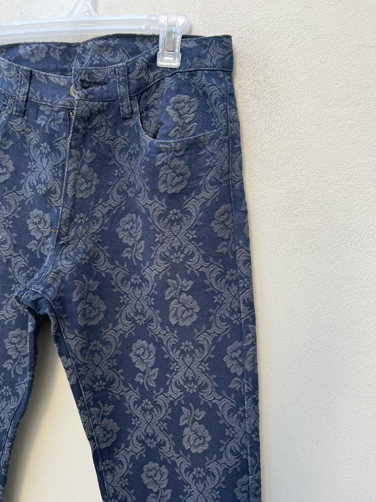 Vintage Vintage Rupert Edge Japan Jacquard Denim Flare Jeans Size US 30 / EU 46 - 11 Thumbnail
